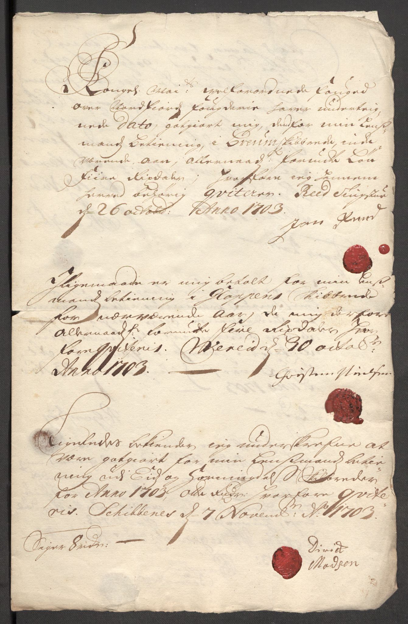 Rentekammeret inntil 1814, Reviderte regnskaper, Fogderegnskap, AV/RA-EA-4092/R53/L3427: Fogderegnskap Sunn- og Nordfjord, 1703, p. 289