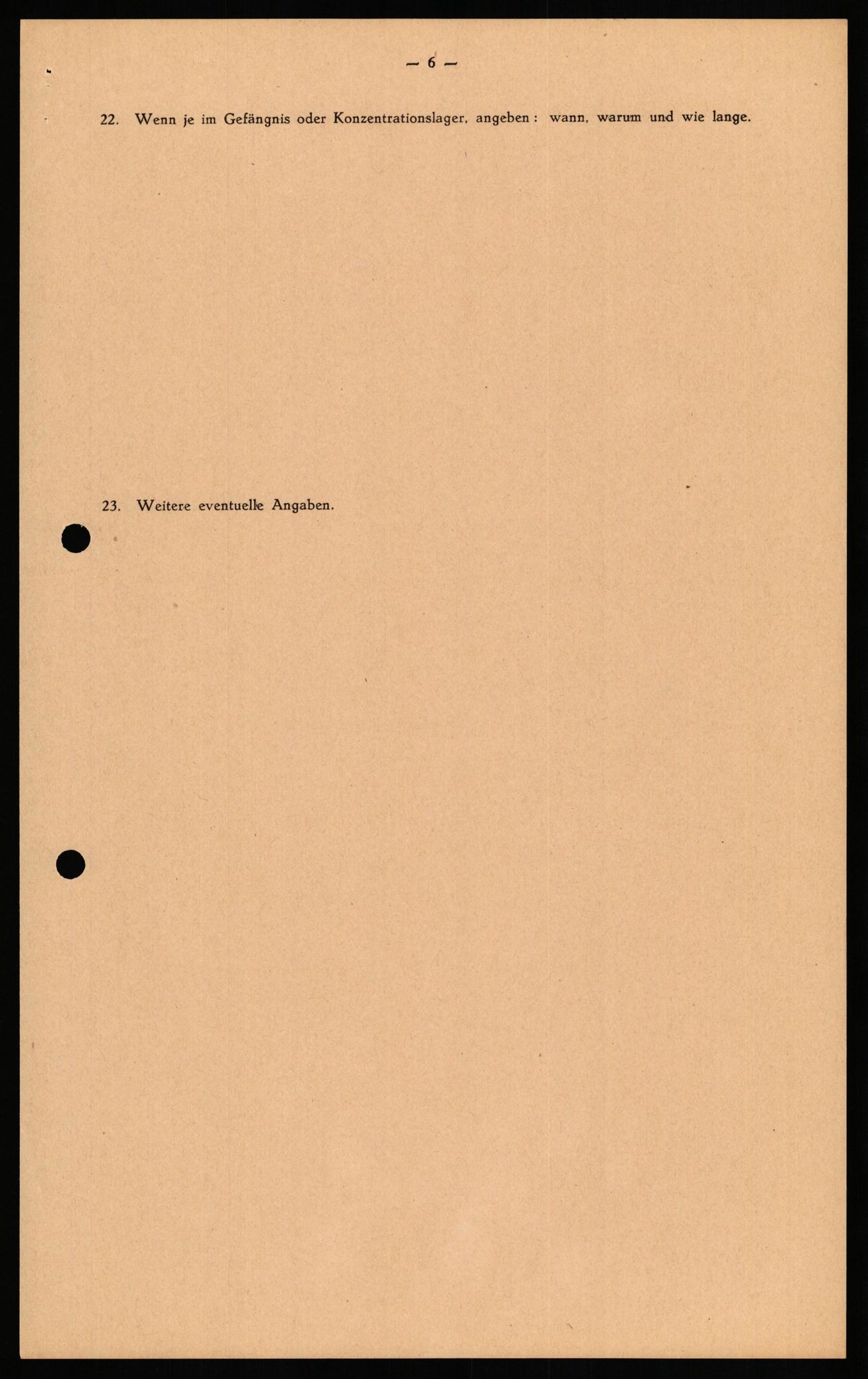 Forsvaret, Forsvarets overkommando II, RA/RAFA-3915/D/Db/L0029: CI Questionaires. Tyske okkupasjonsstyrker i Norge. Tyskere., 1945-1946, p. 474