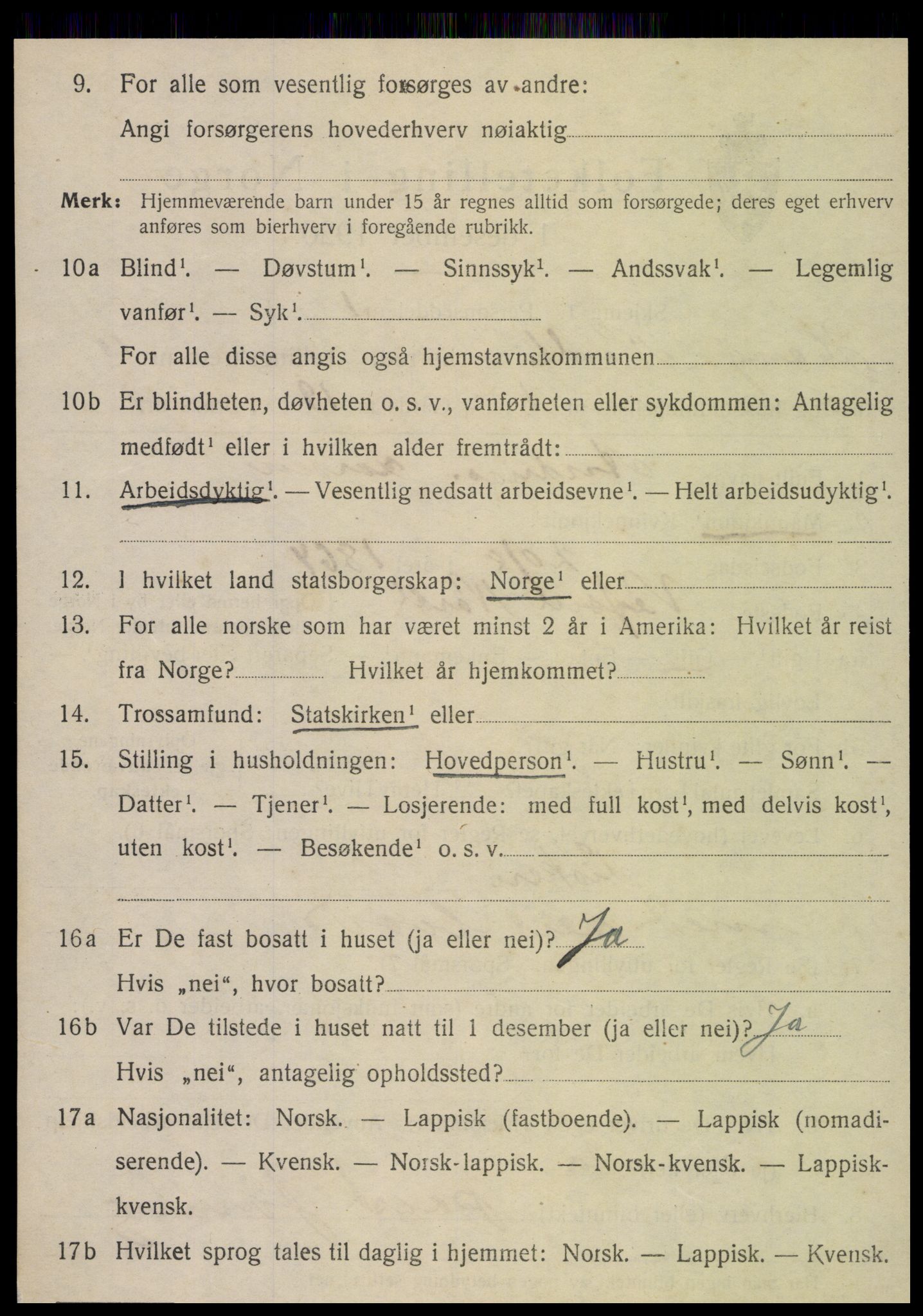 SAT, 1920 census for Herøy, 1920, p. 5607