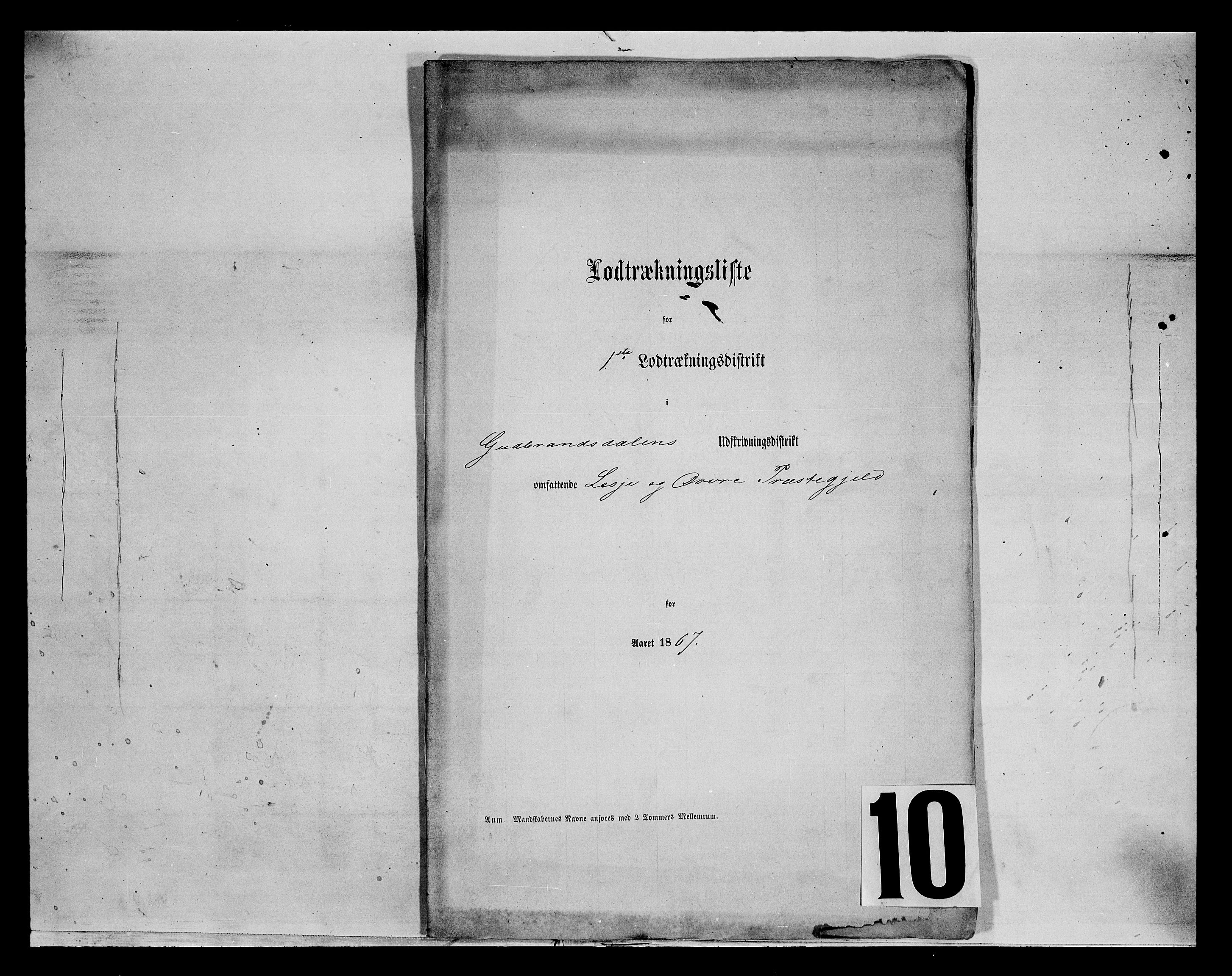 Fylkesmannen i Oppland, SAH/FYO-002/1/K/Kg/L1176: Lesja og Dovre og hele amtet, 1860-1880, p. 109