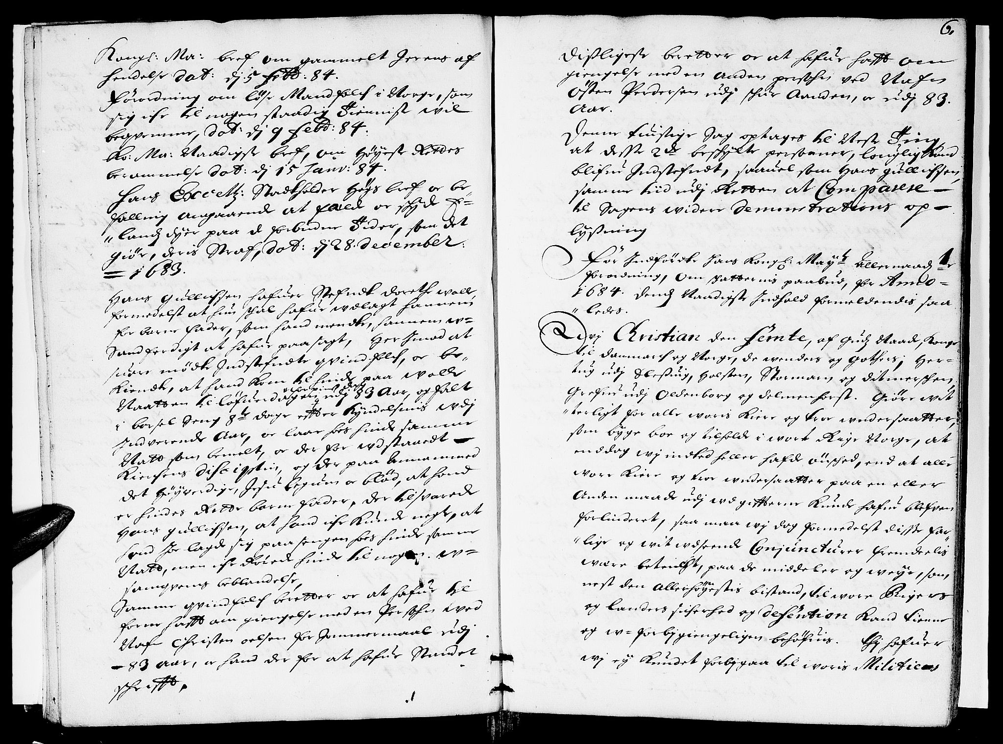 Sorenskriverier i Gudbrandsdalen, SAH/TING-036/G/Gb/Gbb/L0014: Tingbok - Sør-Gudbrandsdal, 1684, p. 5b-6a