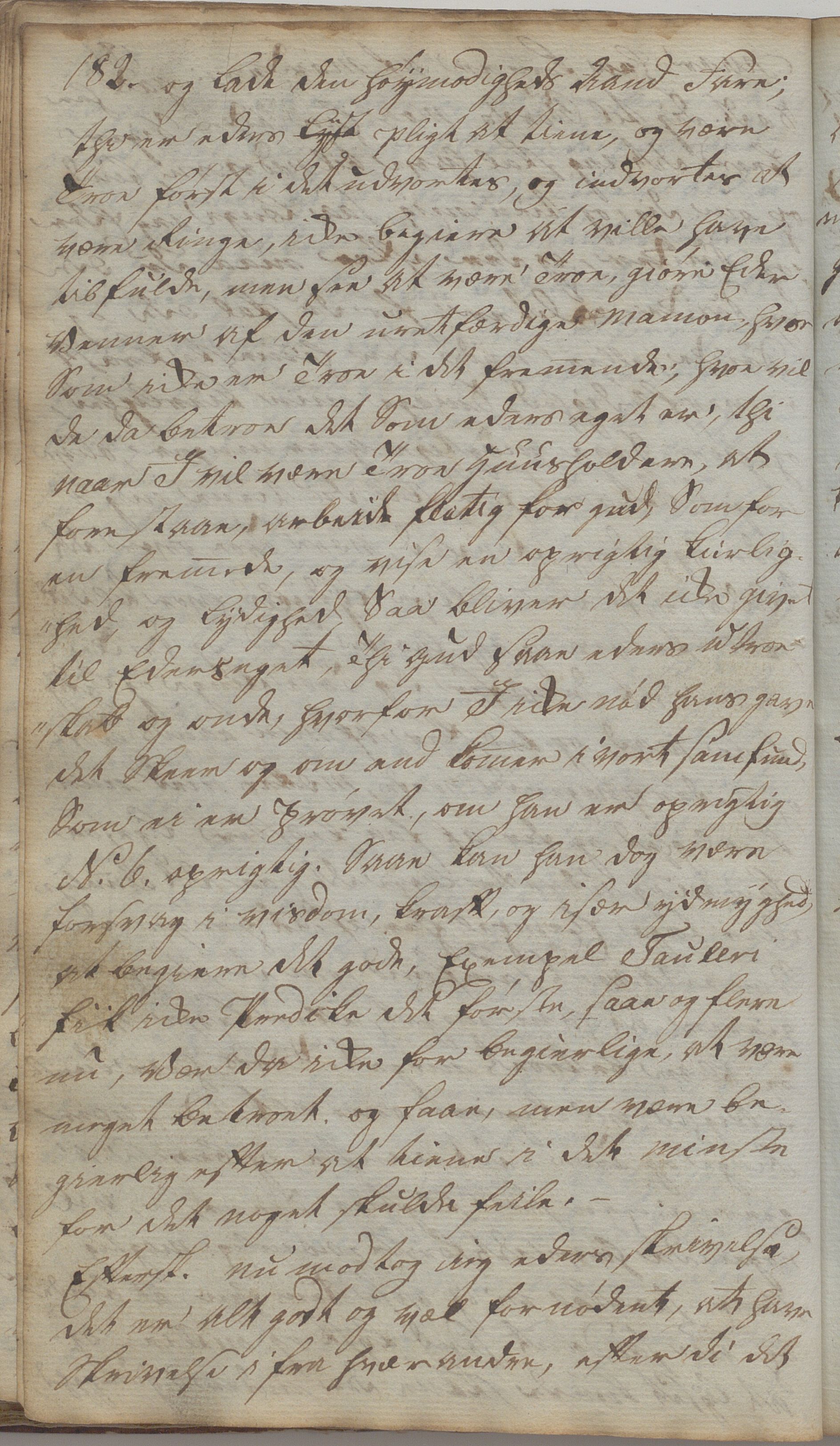 Heggtveitsamlingen, TMF/A-1007/H/L0047/0007: Kopibøker, brev etc.  / "Kopsland", 1800-1850, p. 182