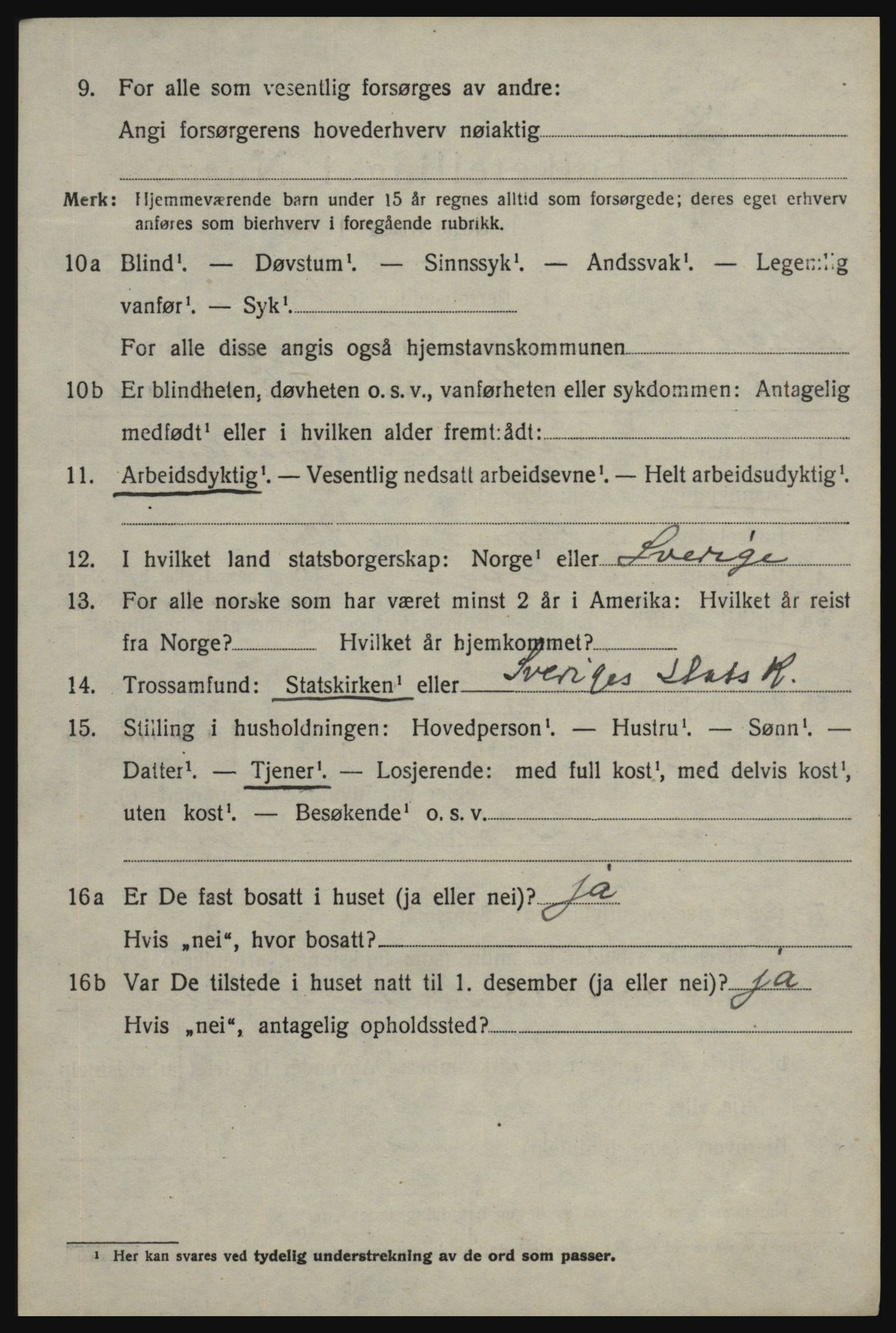 SAO, 1920 census for Skjeberg, 1920, p. 8390