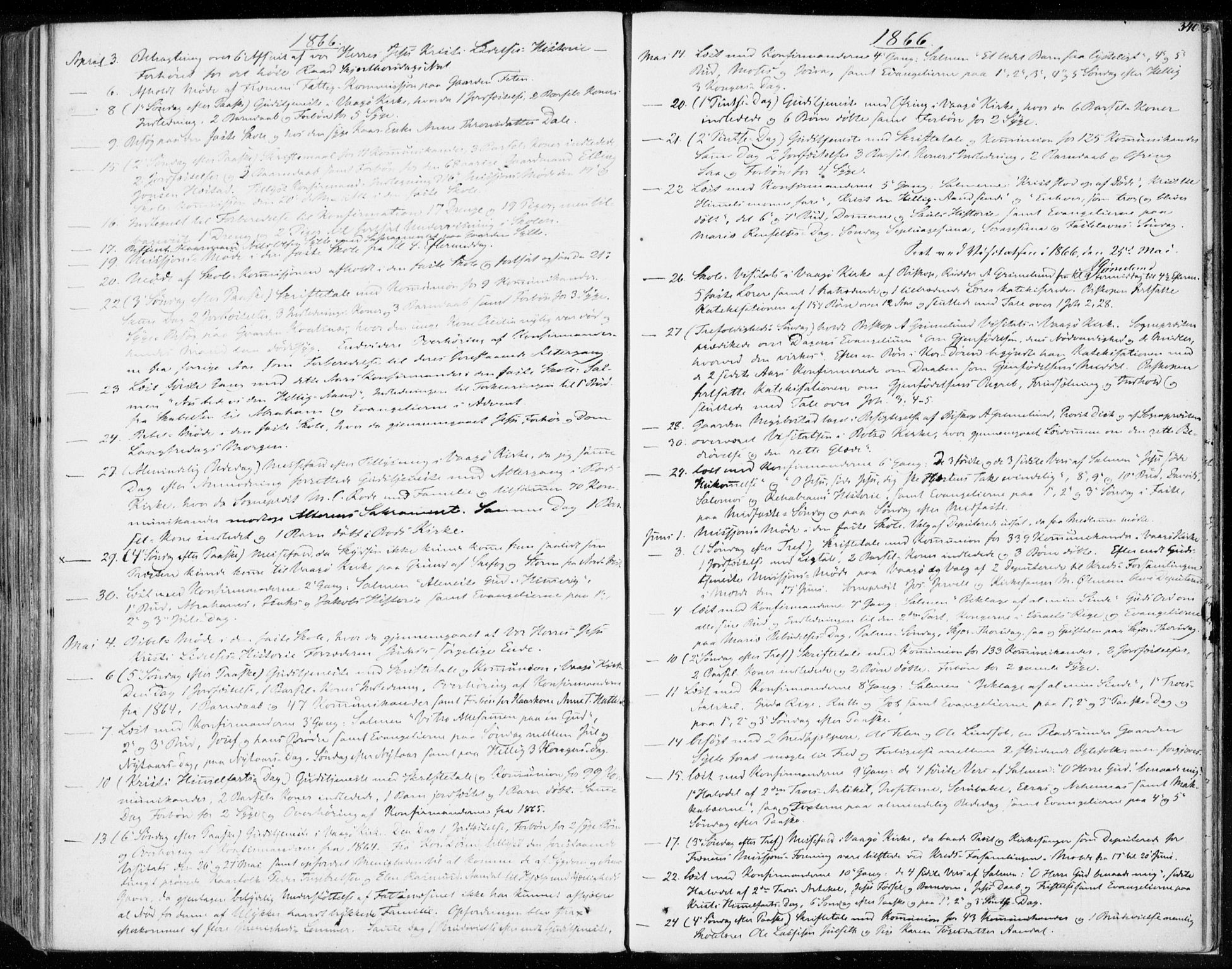 Ministerialprotokoller, klokkerbøker og fødselsregistre - Møre og Romsdal, SAT/A-1454/565/L0748: Parish register (official) no. 565A02, 1845-1872, p. 340