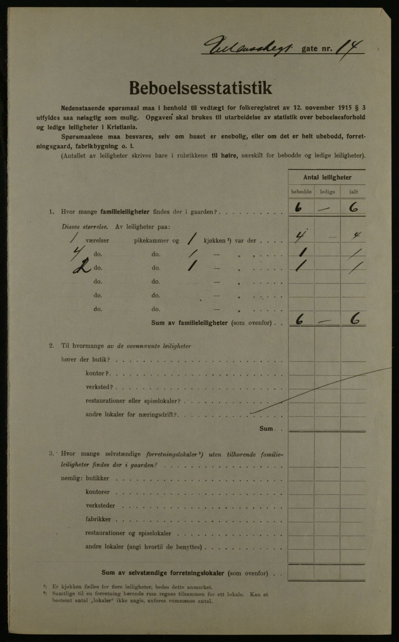 OBA, Municipal Census 1923 for Kristiania, 1923, p. 131314