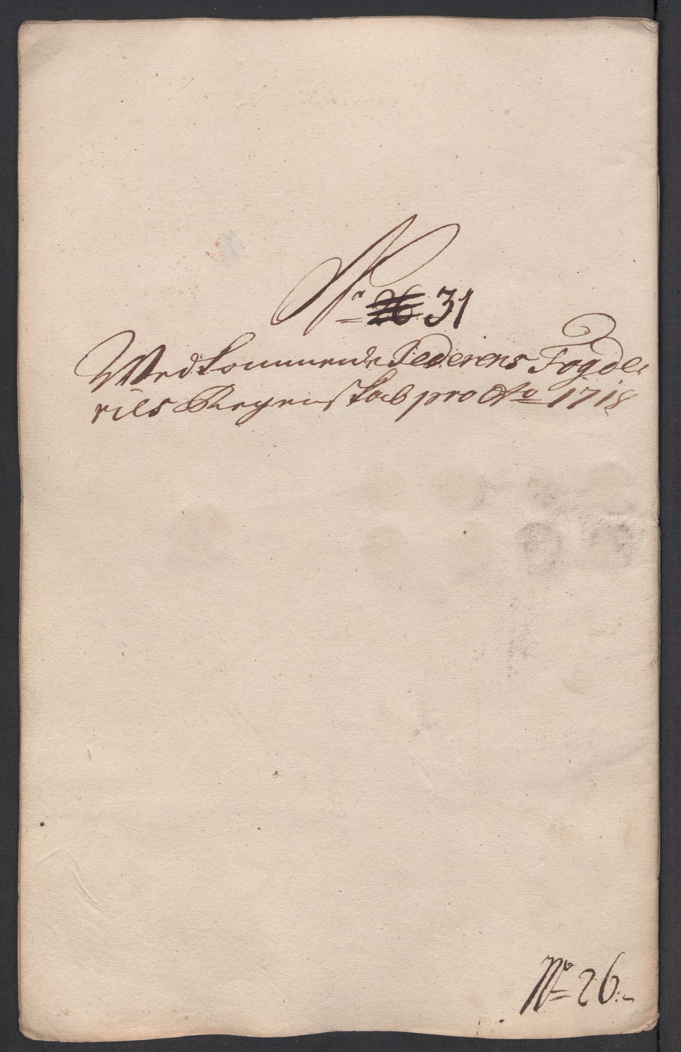 Rentekammeret inntil 1814, Reviderte regnskaper, Fogderegnskap, AV/RA-EA-4092/R63/L4326: Fogderegnskap Inderøy, 1718, p. 271