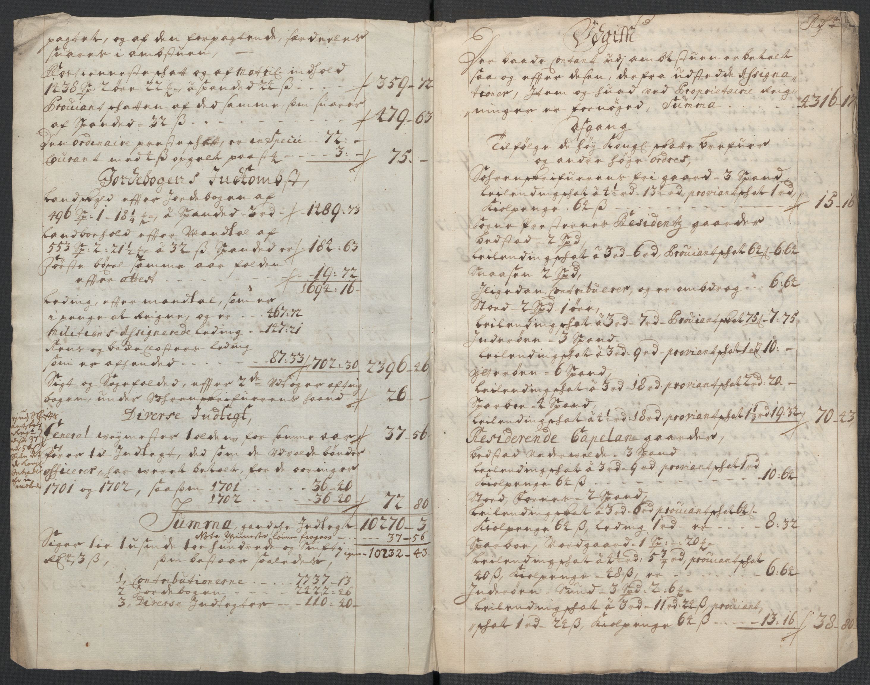 Rentekammeret inntil 1814, Reviderte regnskaper, Fogderegnskap, AV/RA-EA-4092/R63/L4313: Fogderegnskap Inderøy, 1703-1704, p. 14