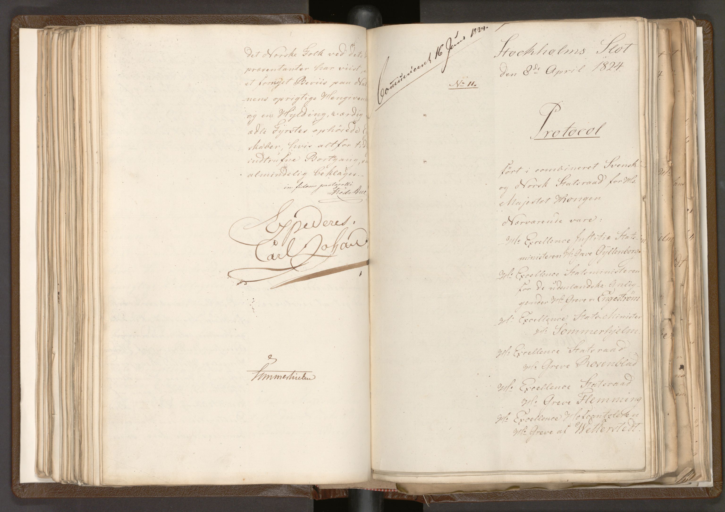 Statsrådssekretariatet, AV/RA-S-1001/A/Ab/L0018: Kgl. res. nr. 1112-1753, 1. halvår, 1824