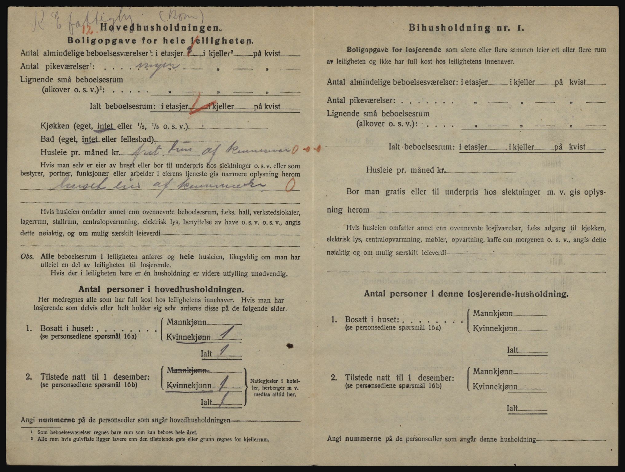 SATØ, 1920 census for Hammerfest, 1920, p. 1327