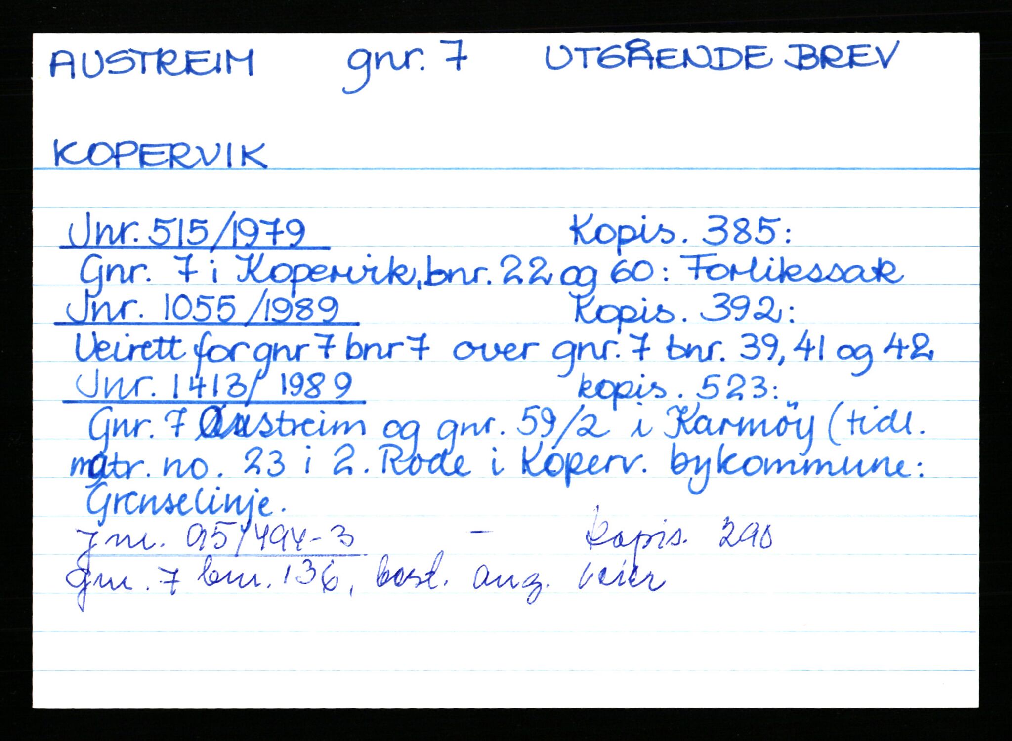 Statsarkivet i Stavanger, AV/SAST-A-101971/03/Y/Yk/L0002: Registerkort sortert etter gårdsnavn: Auglend - Bakkevik, 1750-1930, p. 282