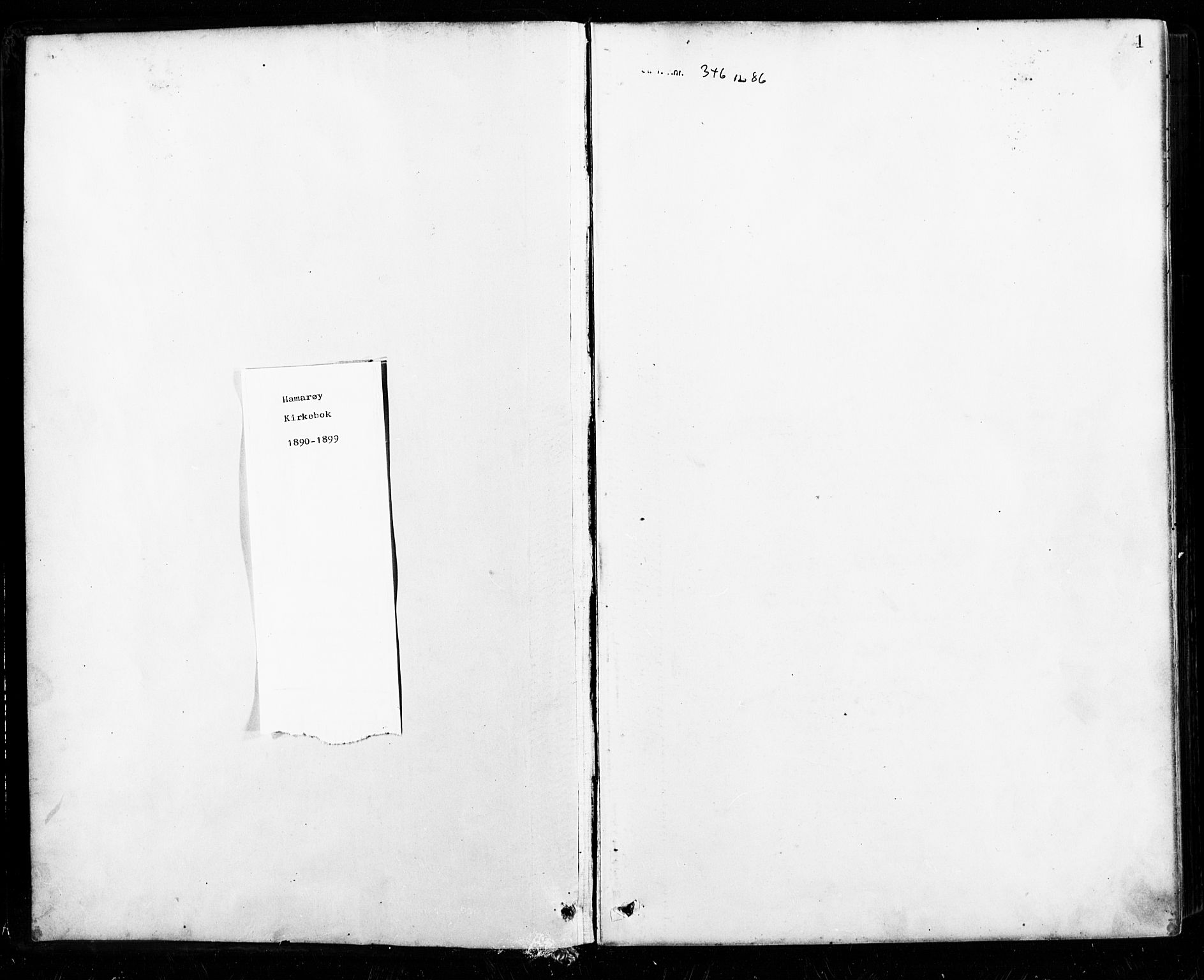 Ministerialprotokoller, klokkerbøker og fødselsregistre - Nordland, SAT/A-1459/859/L0847: Parish register (official) no. 859A07, 1890-1899, p. 1
