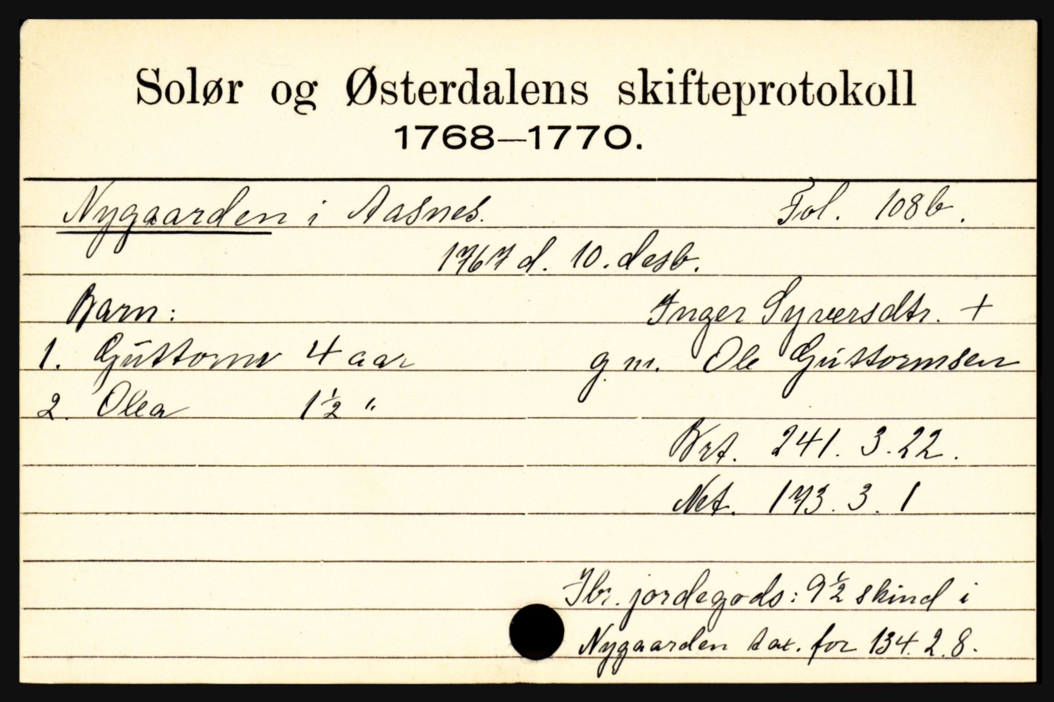 Solør og Østerdalen sorenskriveri, AV/SAH-TING-024/J, 1716-1774, p. 4331