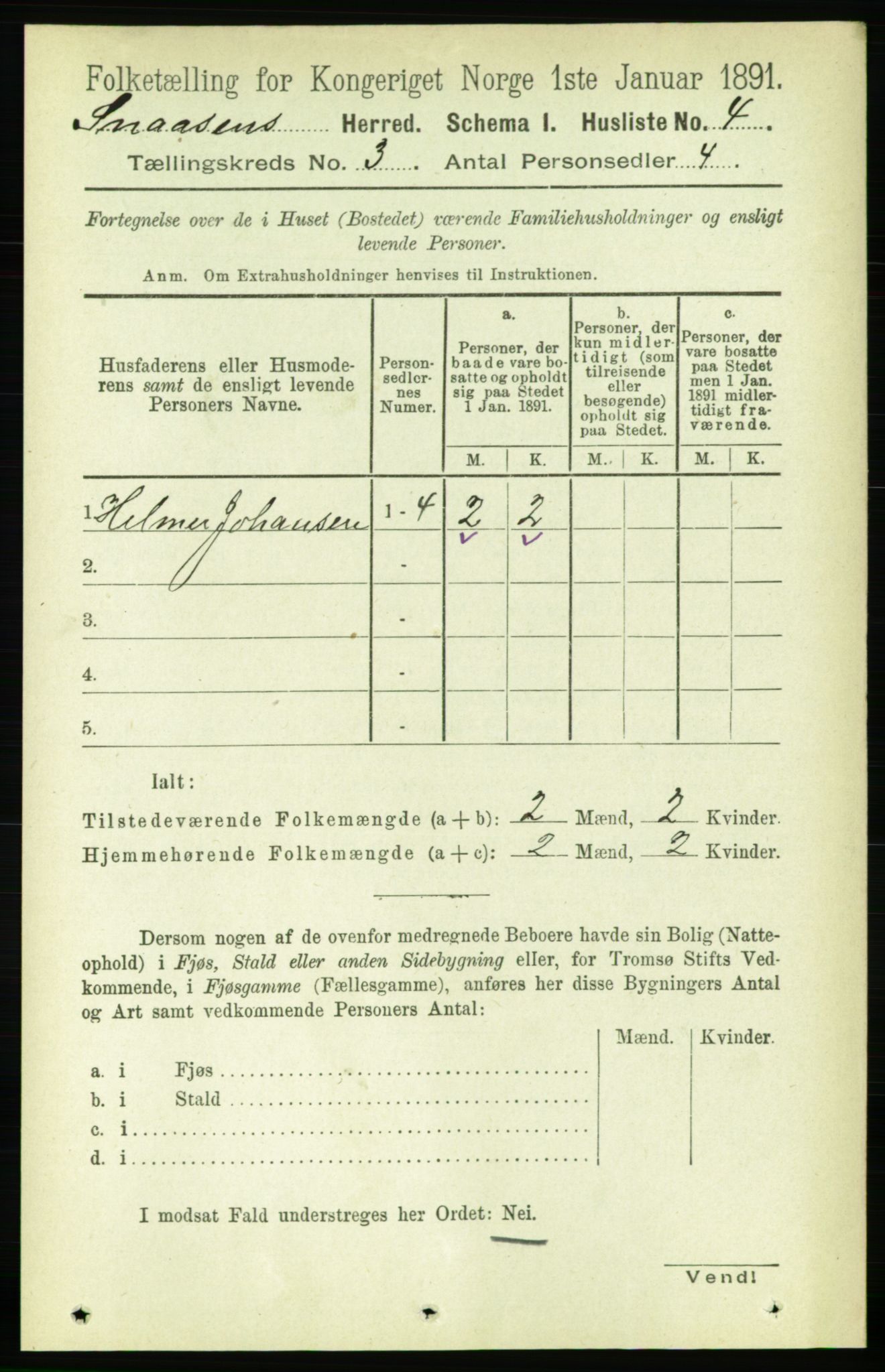 RA, 1891 census for 1736 Snåsa, 1891, p. 571