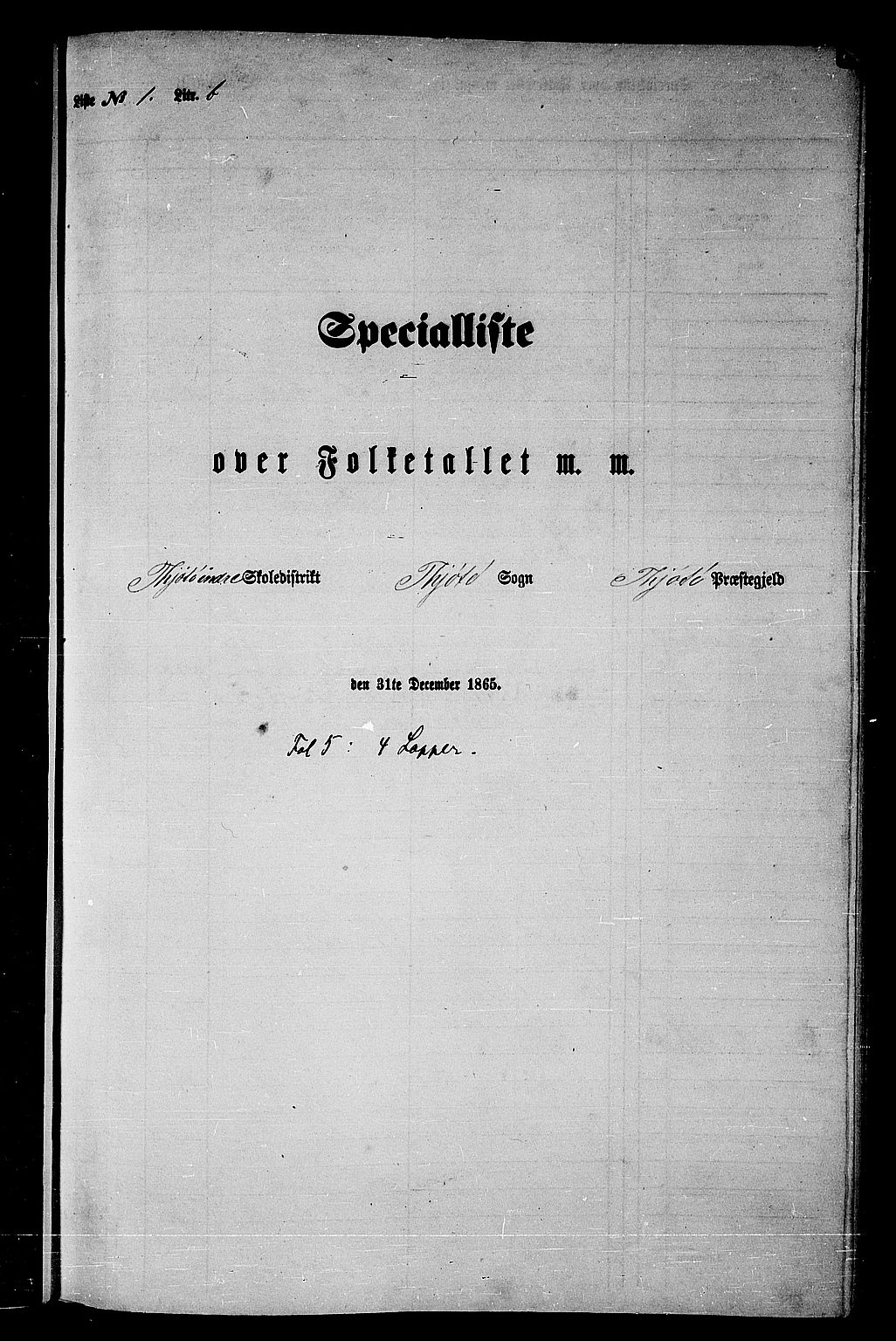 RA, 1865 census for Tjøtta, 1865, p. 23