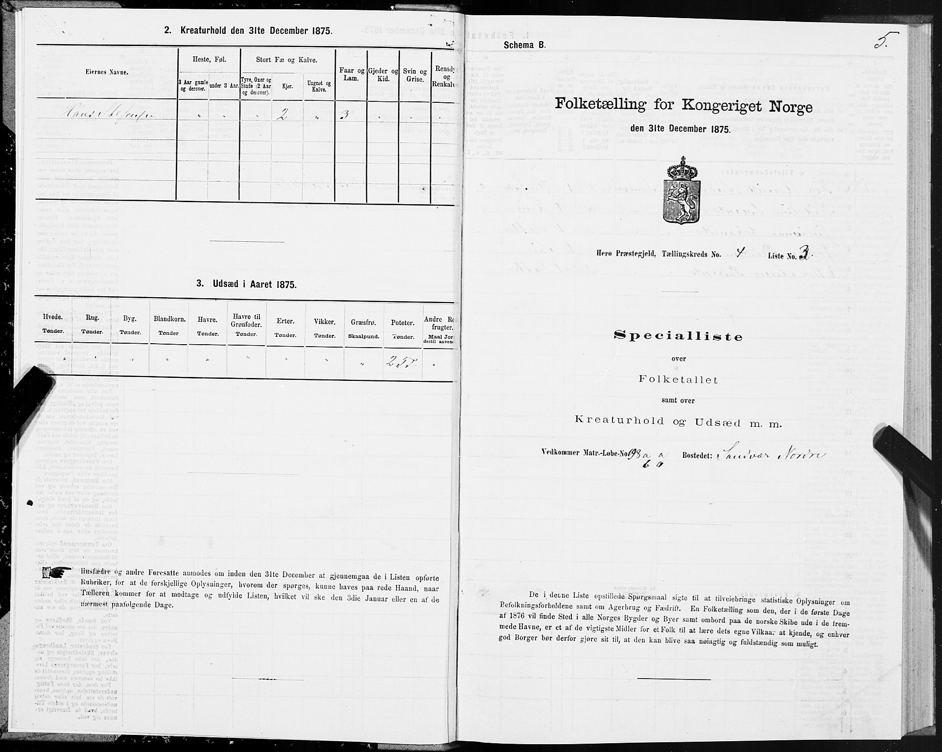 SAT, 1875 census for 1818P Herøy, 1875, p. 3005