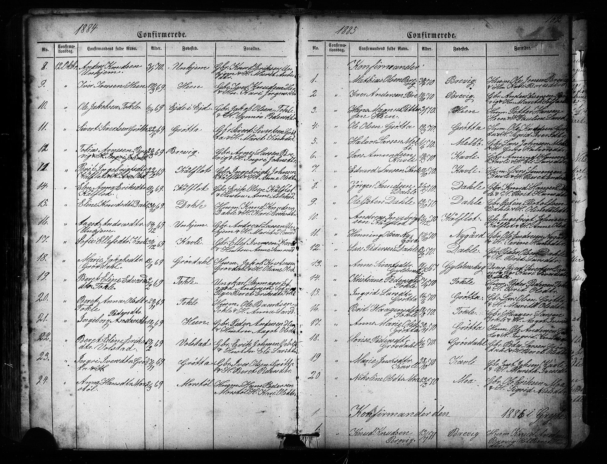 Ministerialprotokoller, klokkerbøker og fødselsregistre - Møre og Romsdal, SAT/A-1454/545/L0588: Parish register (copy) no. 545C02, 1867-1902, p. 162