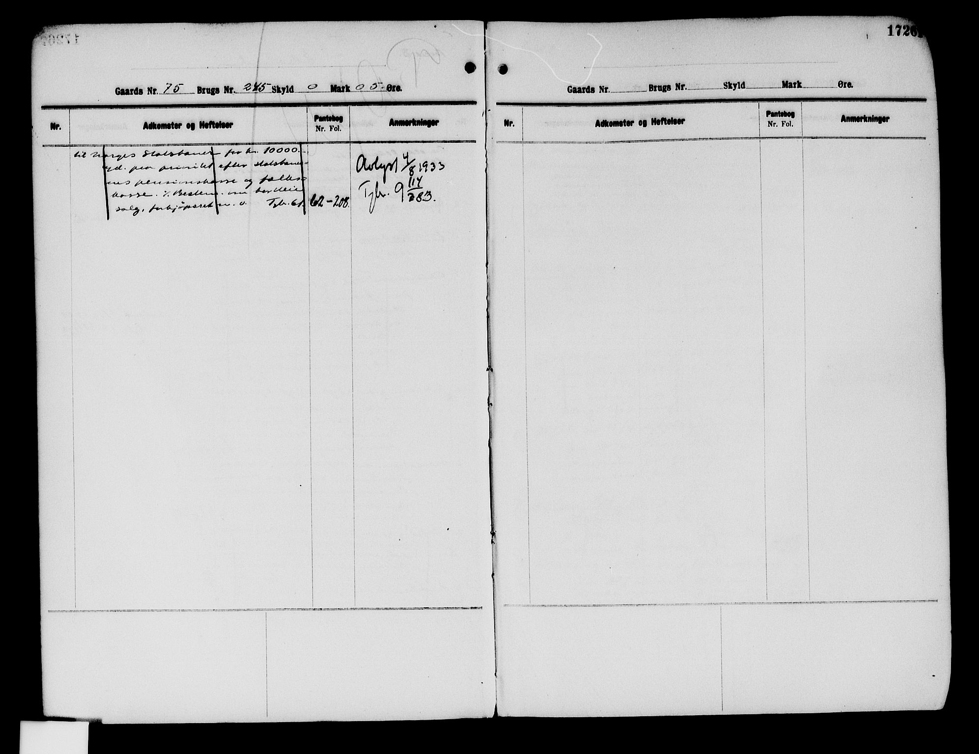 Aker herredsskriveri, SAO/A-10896/G/Ga/Gab/Gaba/L0030: Mortgage register no. I 30, 1912-1950, p. 17261