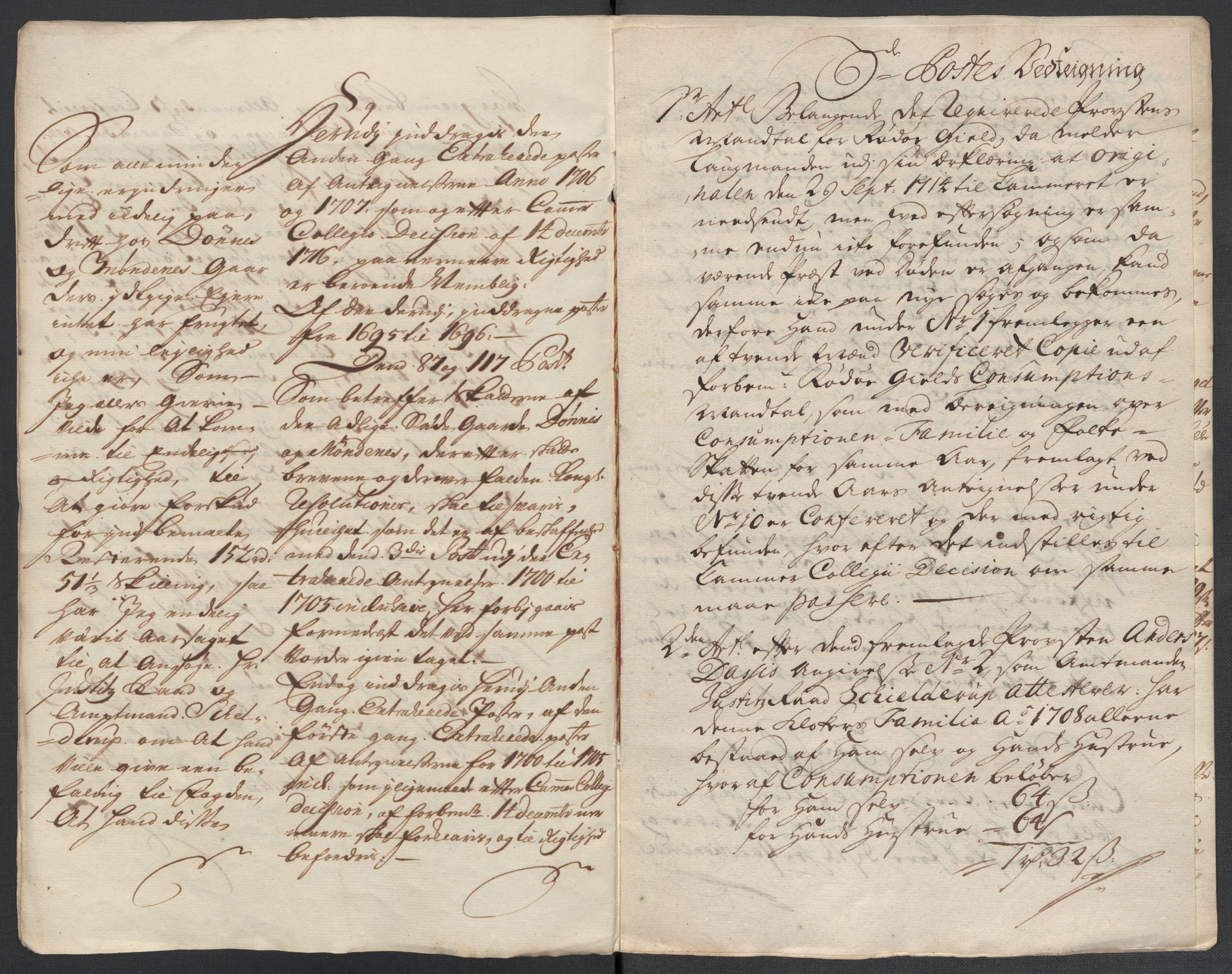 Rentekammeret inntil 1814, Reviderte regnskaper, Fogderegnskap, AV/RA-EA-4092/R65/L4510: Fogderegnskap Helgeland, 1708-1709, p. 341