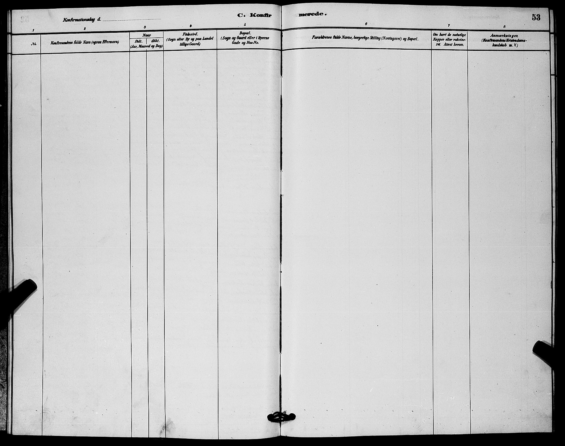 Botne kirkebøker, SAKO/A-340/G/Ga/L0003: Parish register (copy) no. I 3, 1878-1898, p. 53