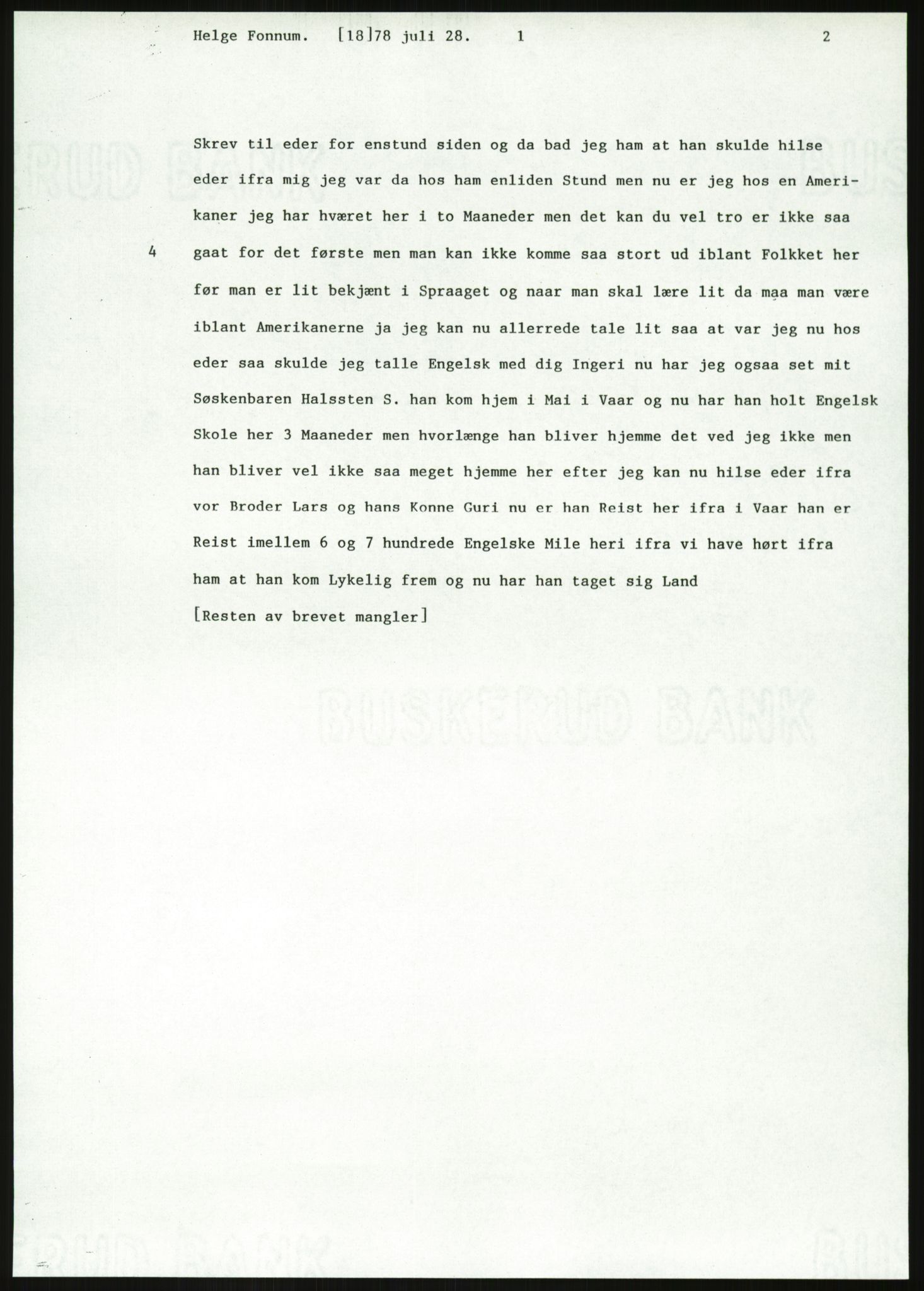 Samlinger til kildeutgivelse, Amerikabrevene, AV/RA-EA-4057/F/L0019: Innlån fra Buskerud: Fonnem - Kristoffersen, 1838-1914, p. 227