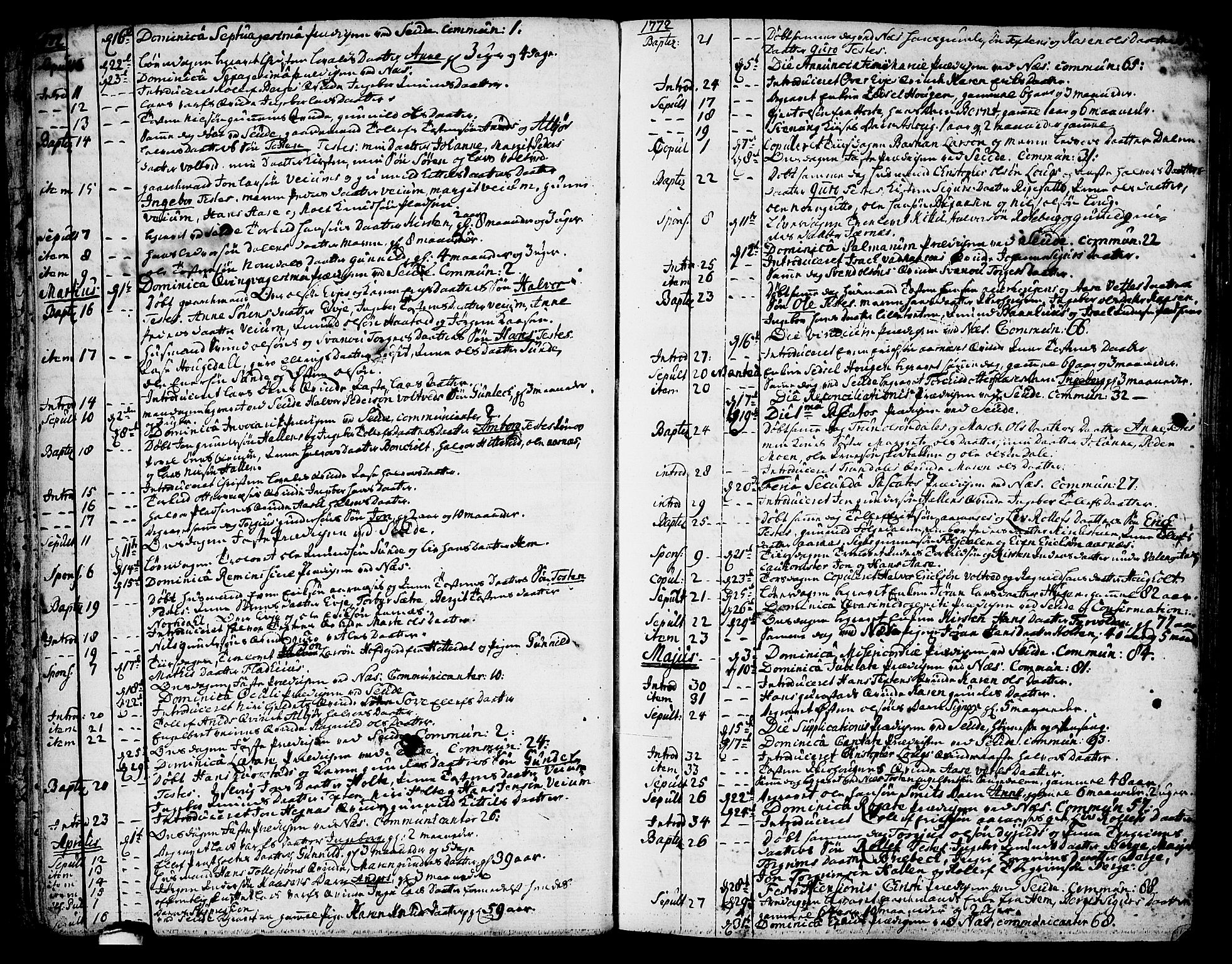 Sauherad kirkebøker, SAKO/A-298/F/Fa/L0004: Parish register (official) no. I 4, 1767-1814