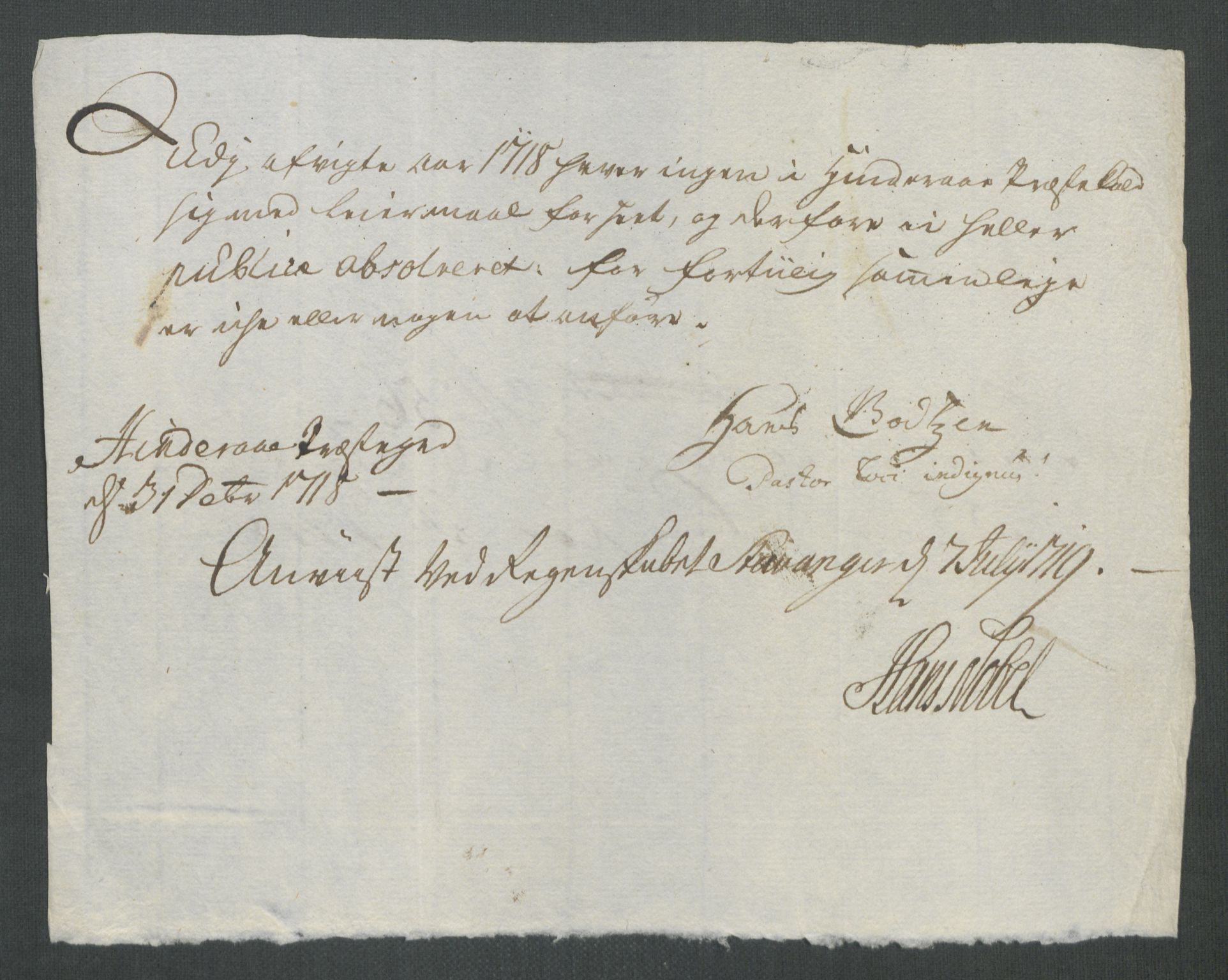 Rentekammeret inntil 1814, Reviderte regnskaper, Fogderegnskap, AV/RA-EA-4092/R47/L2871: Fogderegnskap Ryfylke, 1718, p. 300