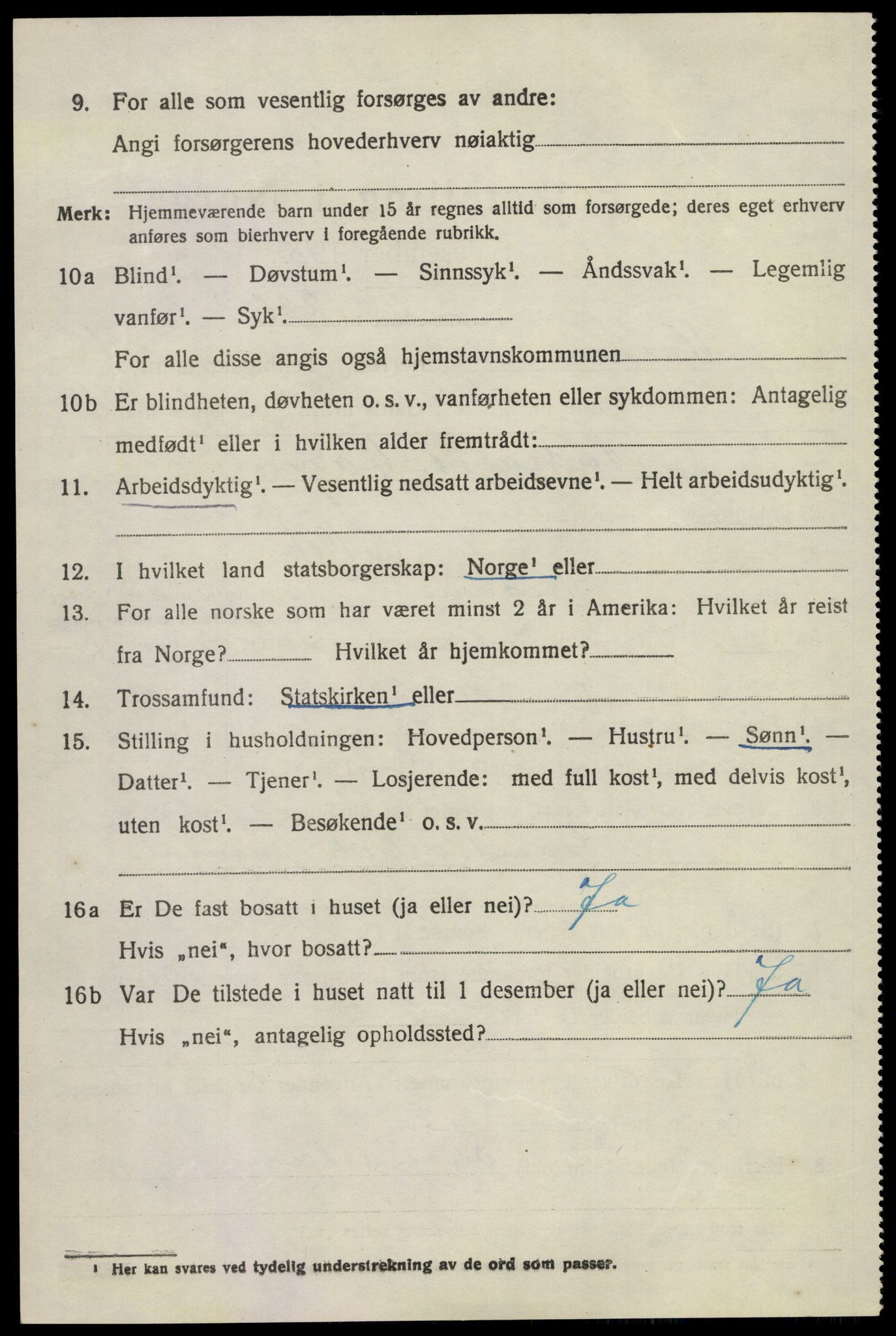 SAKO, 1920 census for Hedrum, 1920, p. 10976