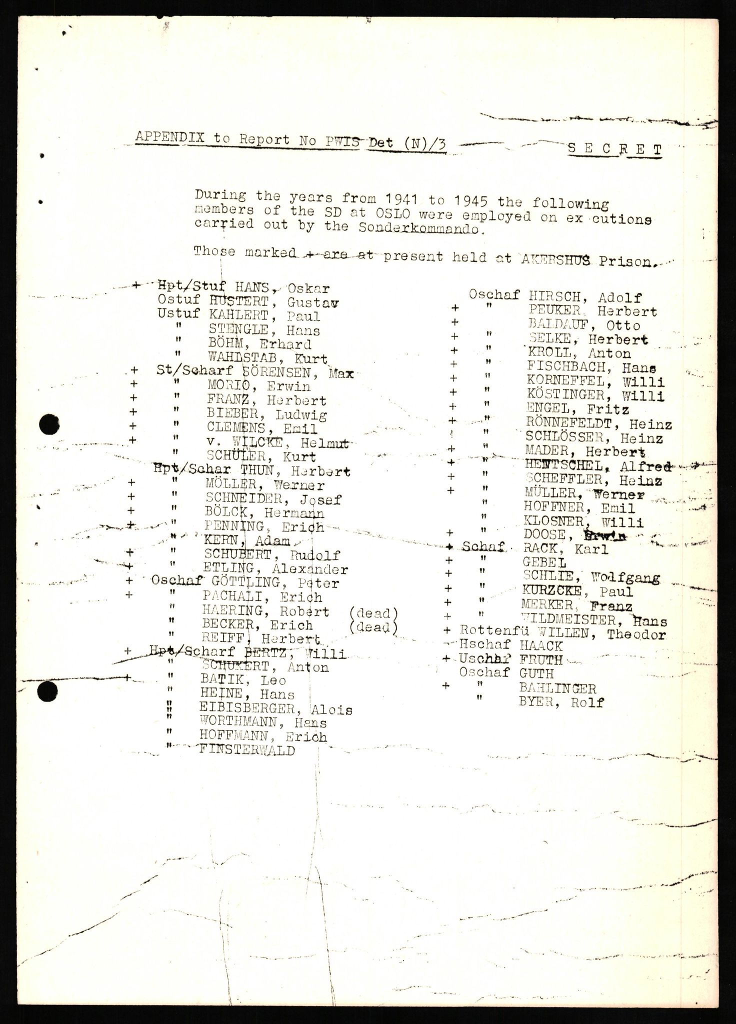 Forsvaret, Forsvarets overkommando II, AV/RA-RAFA-3915/D/Db/L0012: CI Questionaires. Tyske okkupasjonsstyrker i Norge. Tyskere., 1945-1946, p. 541