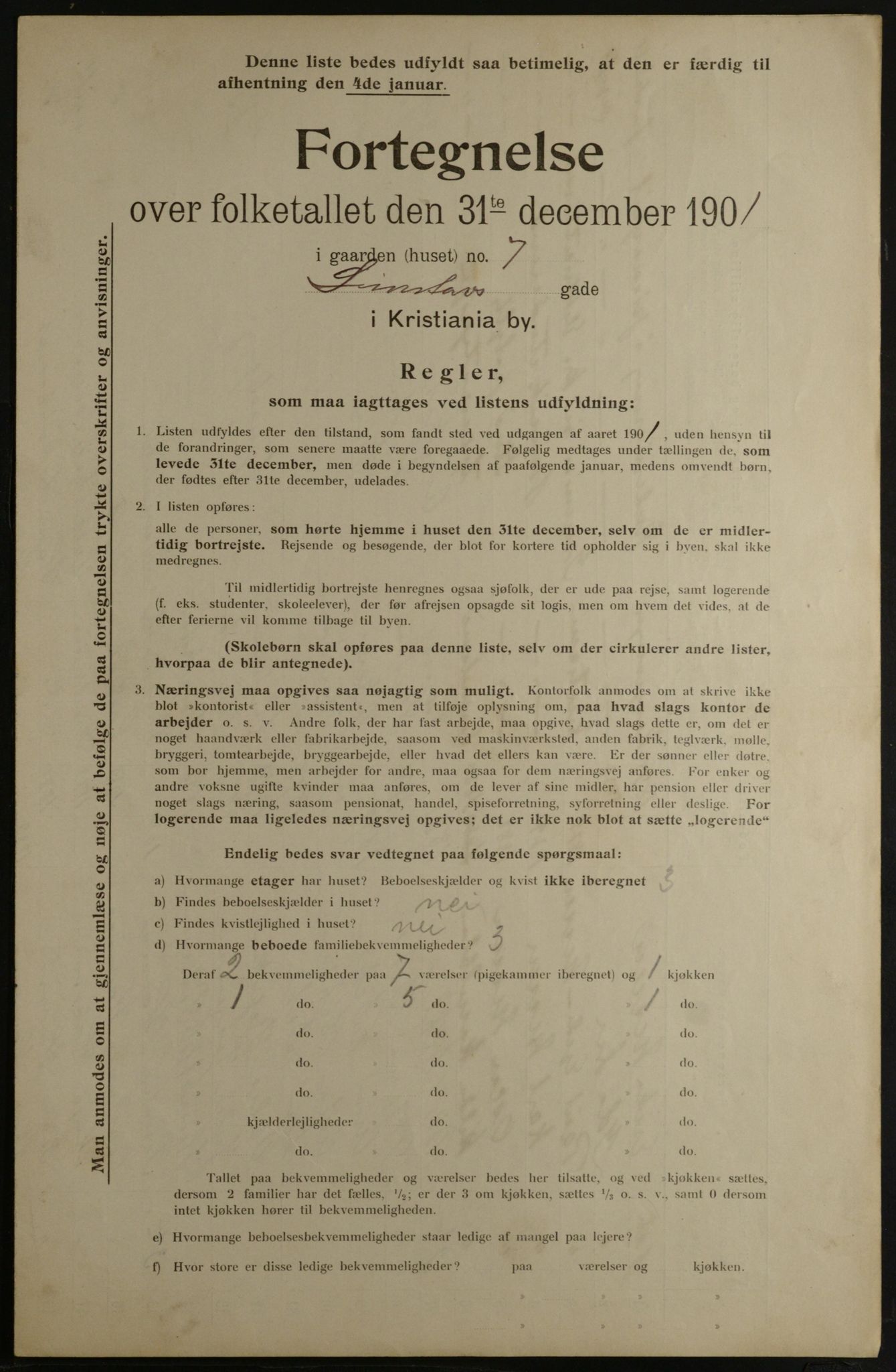 OBA, Municipal Census 1901 for Kristiania, 1901, p. 8939