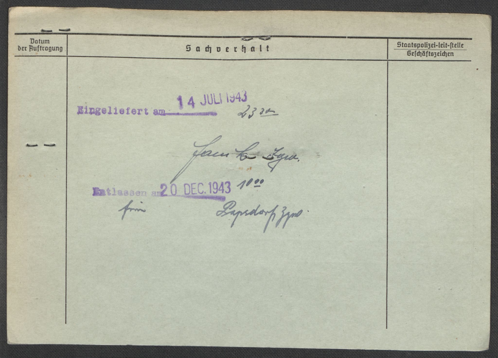 Befehlshaber der Sicherheitspolizei und des SD, RA/RAFA-5969/E/Ea/Eaa/L0009: Register over norske fanger i Møllergata 19: Ru-Sy, 1940-1945, p. 903