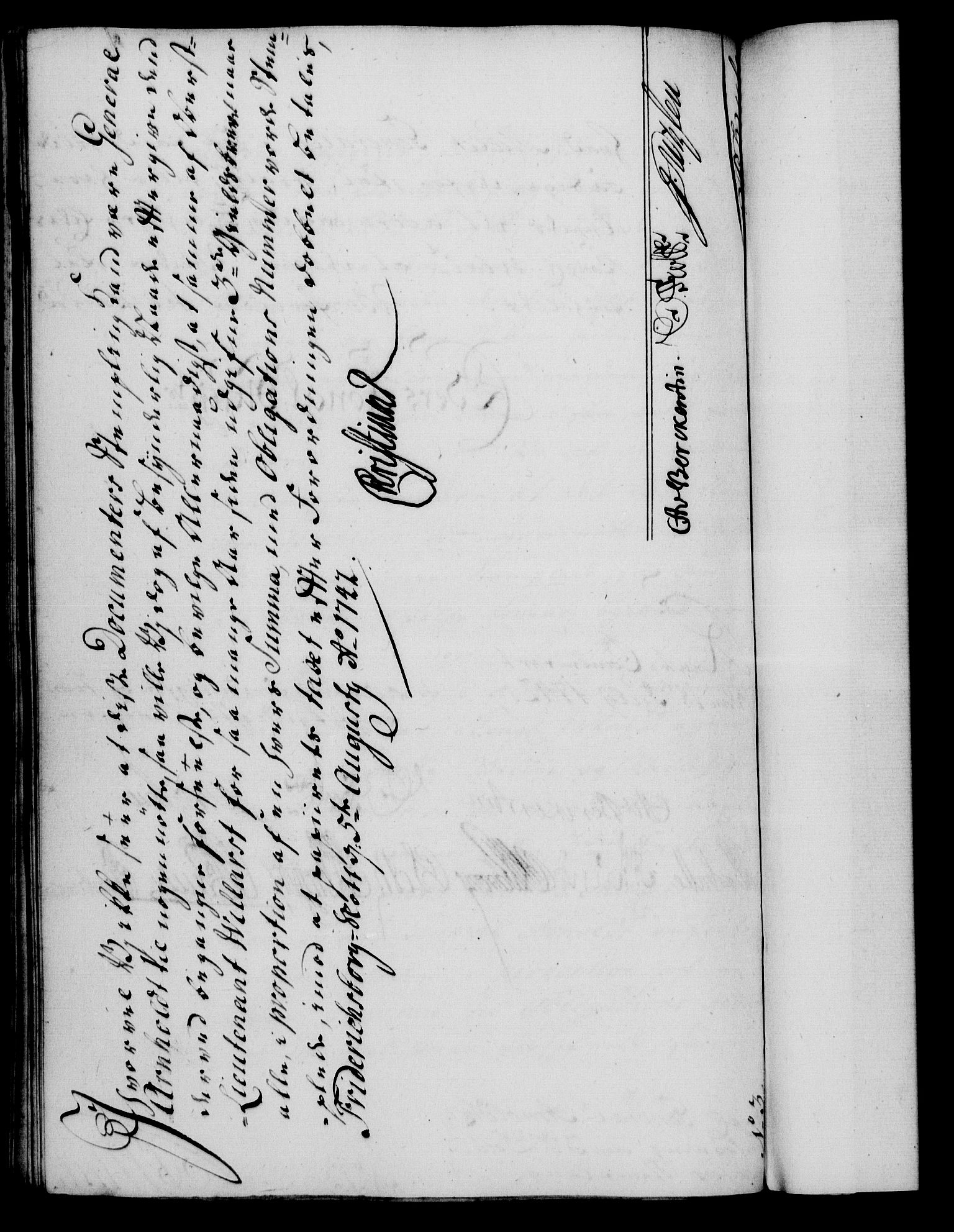 Rentekammeret, Kammerkanselliet, RA/EA-3111/G/Gf/Gfa/L0025: Norsk relasjons- og resolusjonsprotokoll (merket RK 52.25), 1742, p. 486