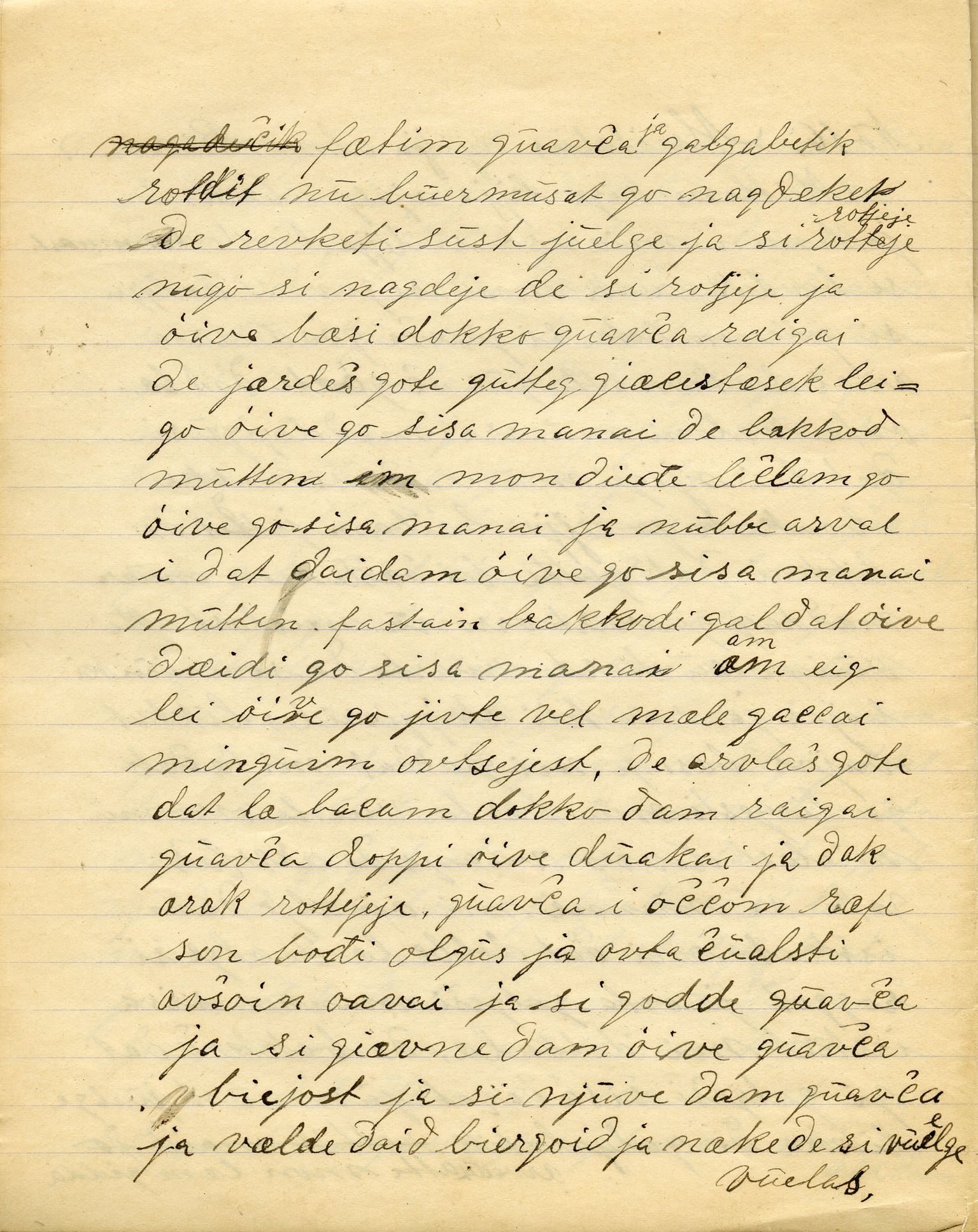 Johan Beronkas testamentariske gave, FMFB/A-1098/G/L0020: Notatbok om Nesseby–lappisk / Nesseby-dialekten (5 stykker), p. 105