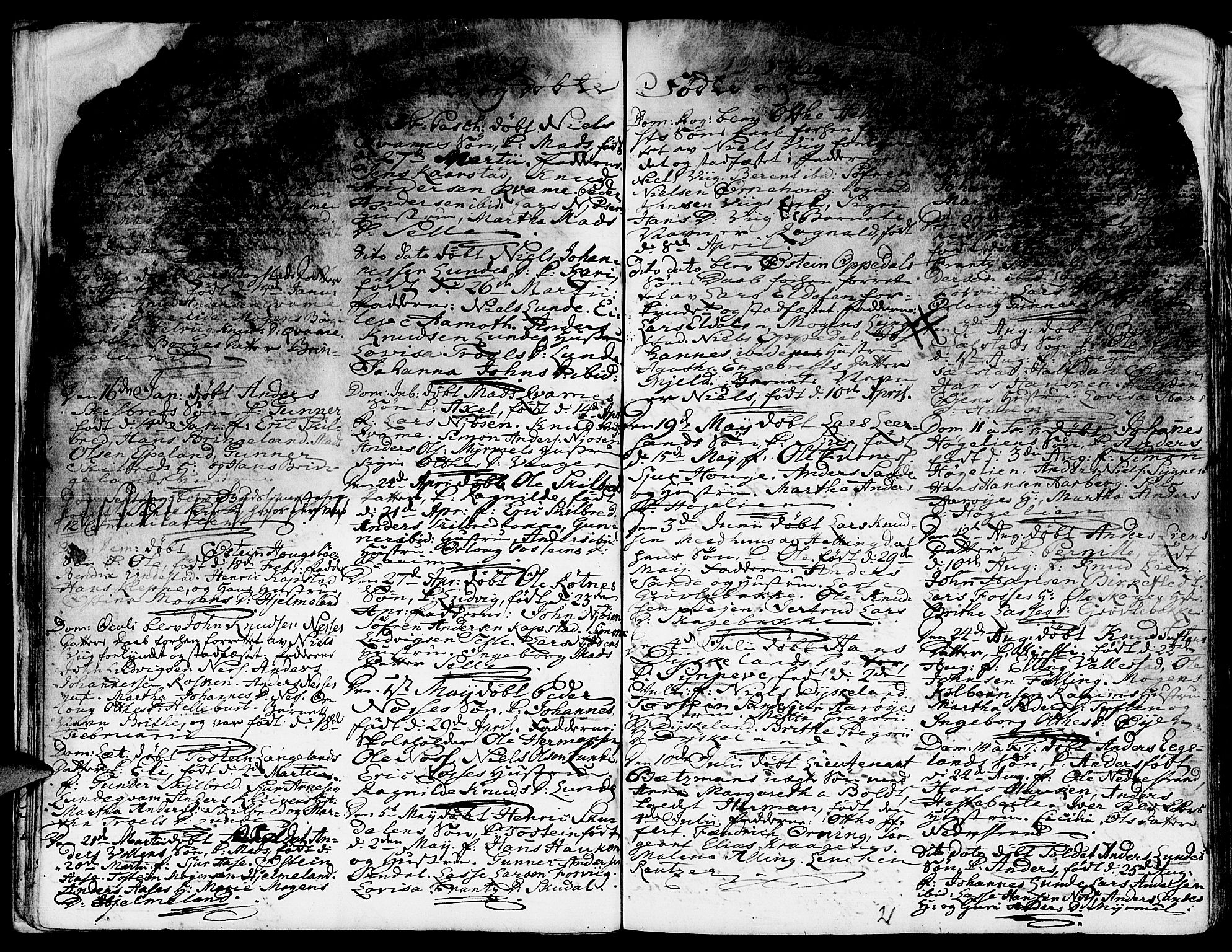 Gaular sokneprestembete, SAB/A-80001/H/Haa: Parish register (official) no. A 1, 1755-1785, p. 21