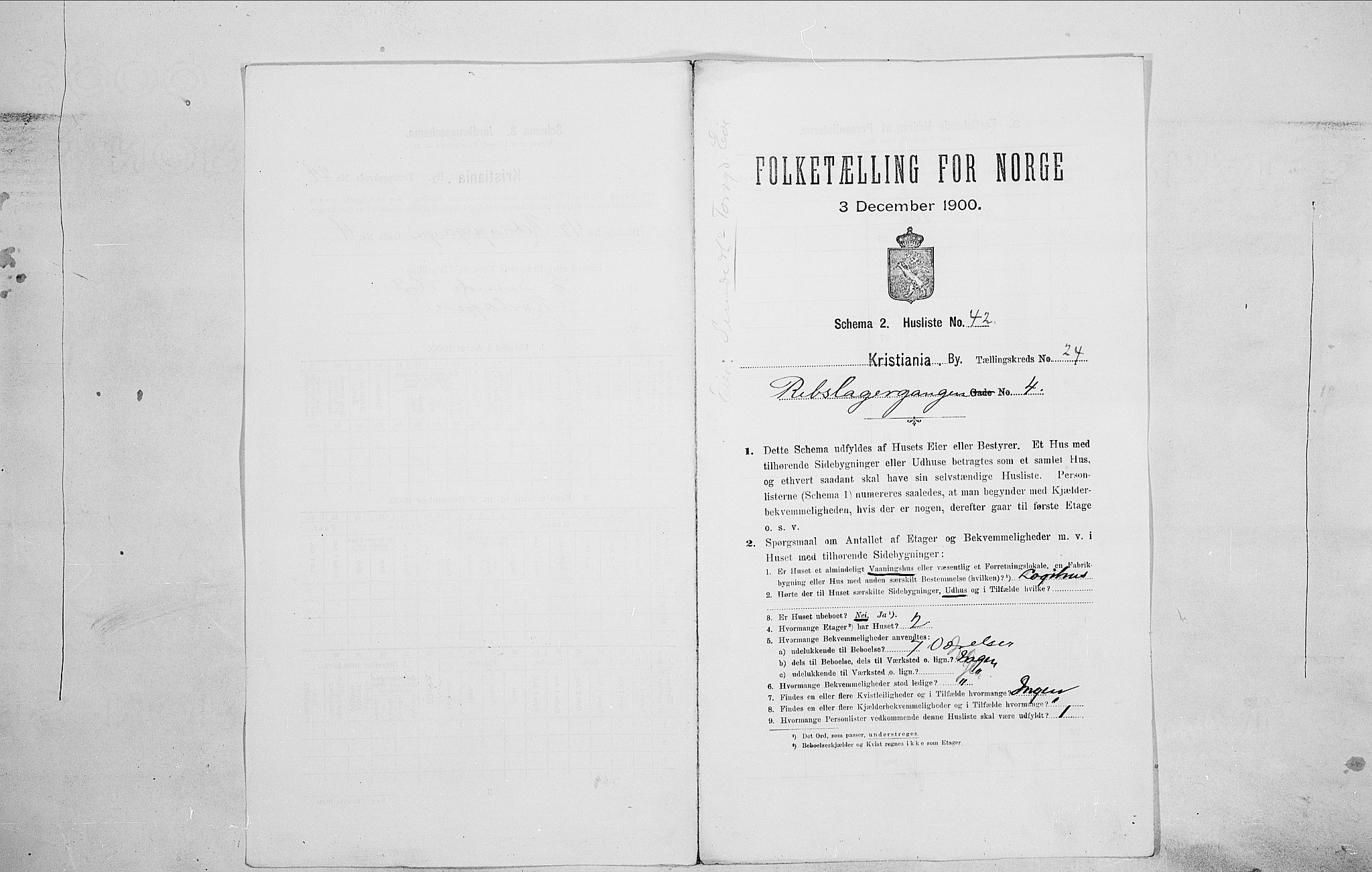 SAO, 1900 census for Kristiania, 1900, p. 74422