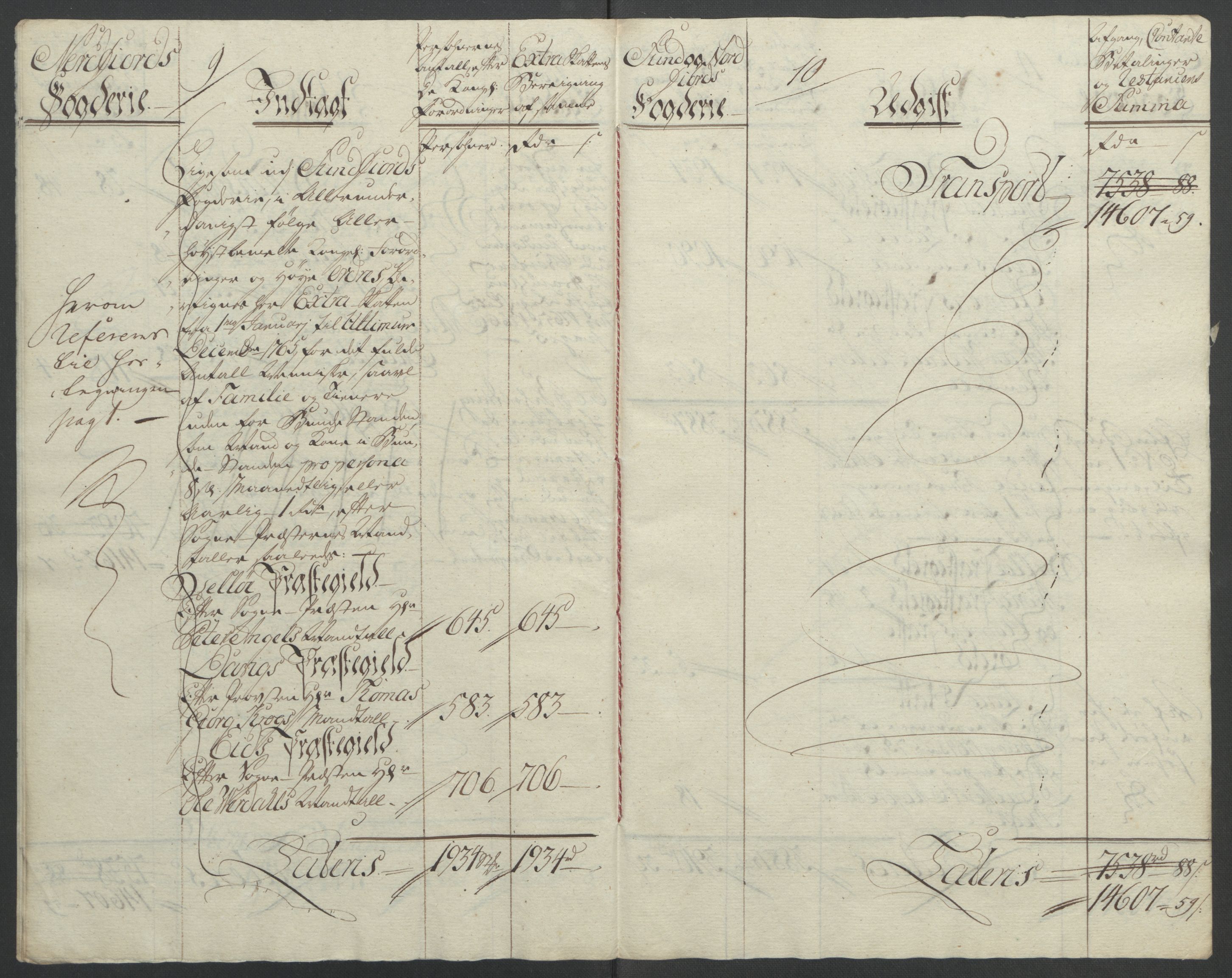 Rentekammeret inntil 1814, Reviderte regnskaper, Fogderegnskap, AV/RA-EA-4092/R53/L3550: Ekstraskatten Sunn- og Nordfjord, 1762-1771, p. 141