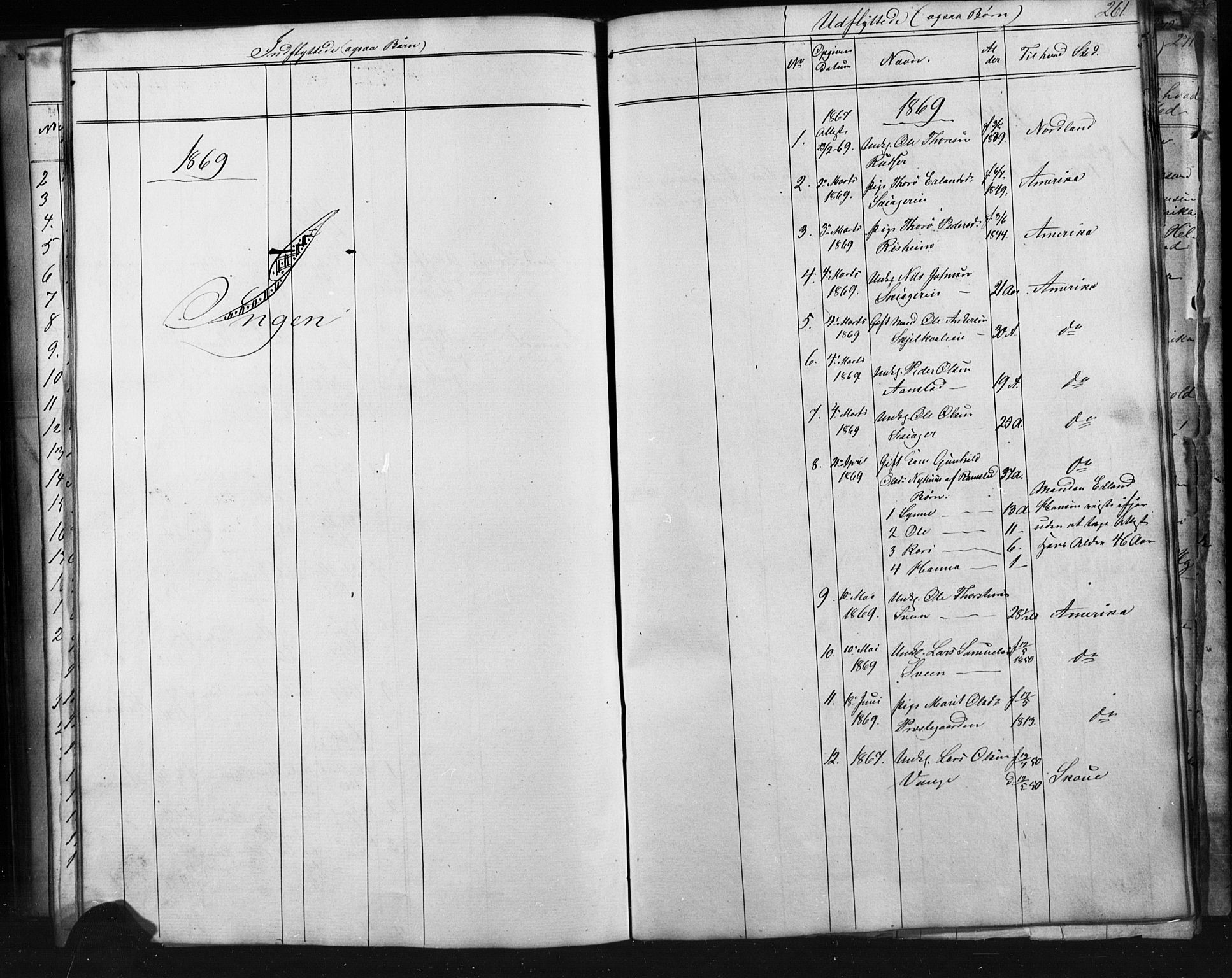 Skjåk prestekontor, SAH/PREST-072/H/Ha/Hab/L0001: Parish register (copy) no. 1, 1865-1893, p. 261