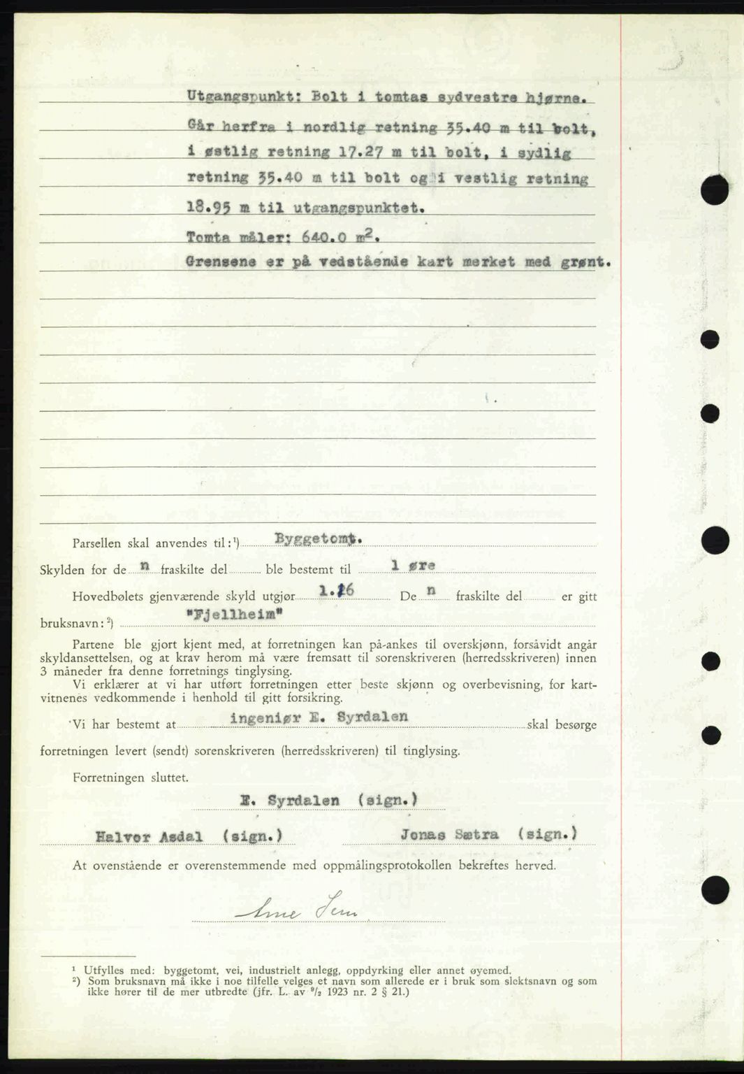 Nedenes sorenskriveri, AV/SAK-1221-0006/G/Gb/Gba/L0055: Mortgage book no. A7, 1946-1946, Diary no: : 759/1946