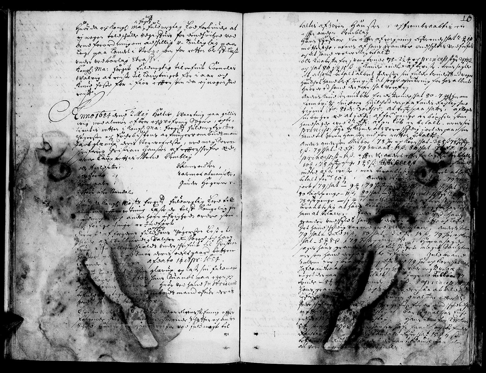 Sunnfjord tingrett, AV/SAB-A-3201/1/F/Fa/Faa/L0004: Tingbok, 1684, p. 15b-16a
