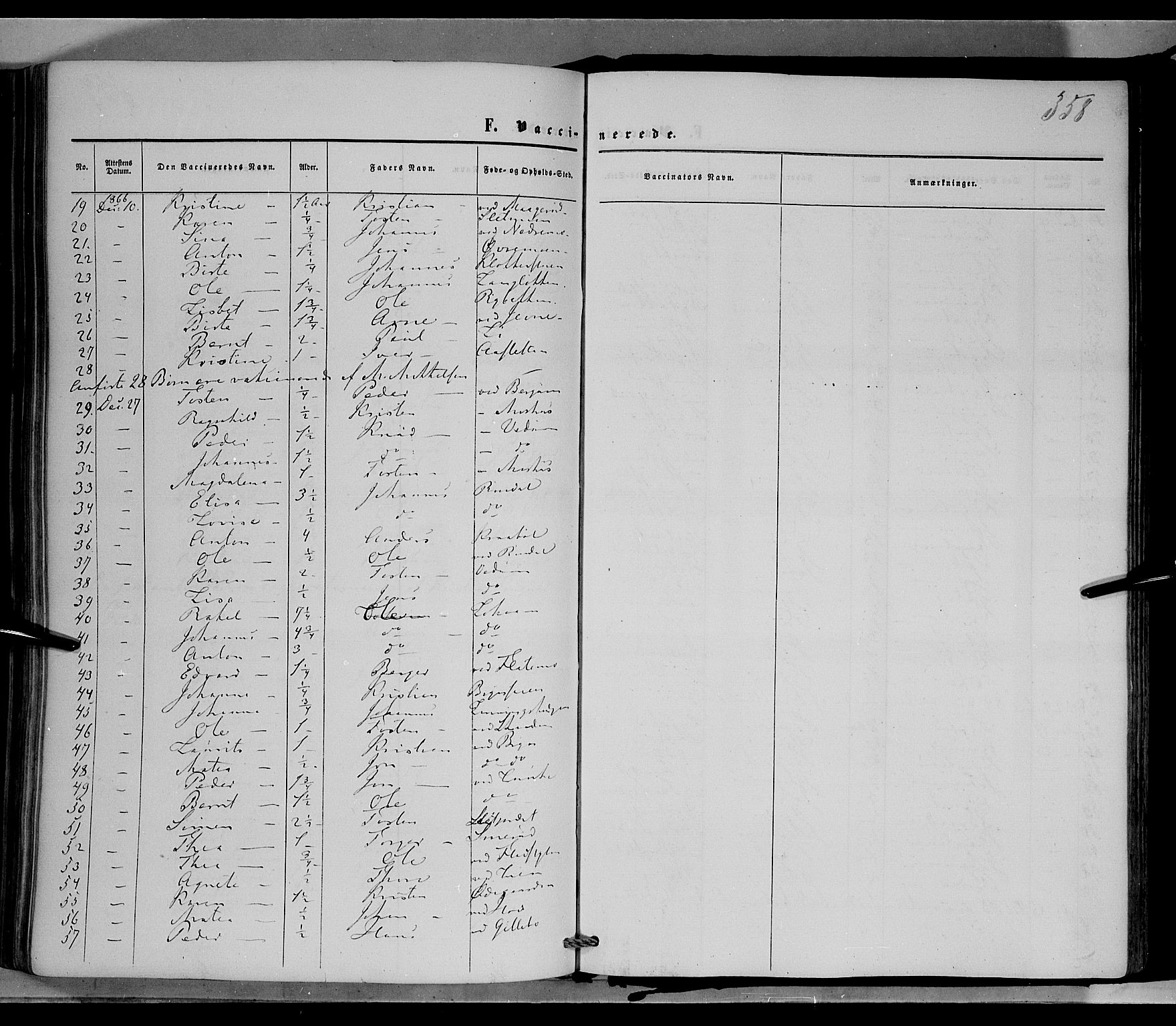 Øyer prestekontor, SAH/PREST-084/H/Ha/Haa/L0006: Parish register (official) no. 6, 1858-1874, p. 358