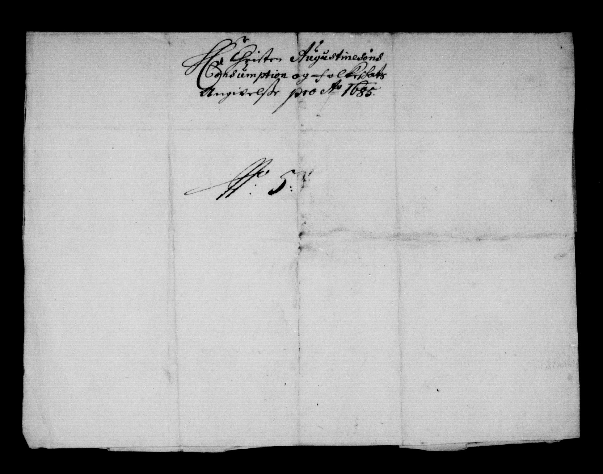 Rentekammeret inntil 1814, Reviderte regnskaper, Stiftamtstueregnskaper, Trondheim stiftamt og Nordland amt, AV/RA-EA-6044/R/Rg/L0081: Trondheim stiftamt og Nordland amt, 1685