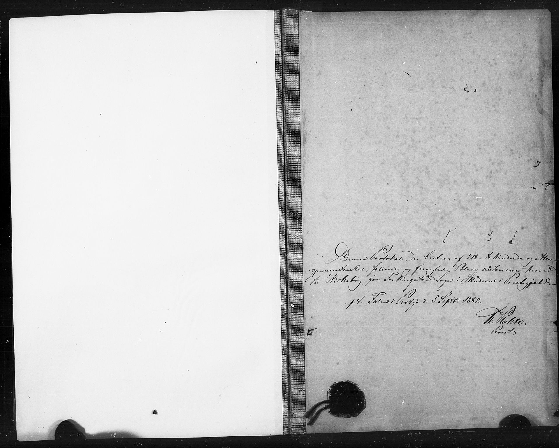 Skudenes sokneprestkontor, SAST/A -101849/H/Ha/Haa/L0010: Parish register (official) no. A 7, 1882-1912