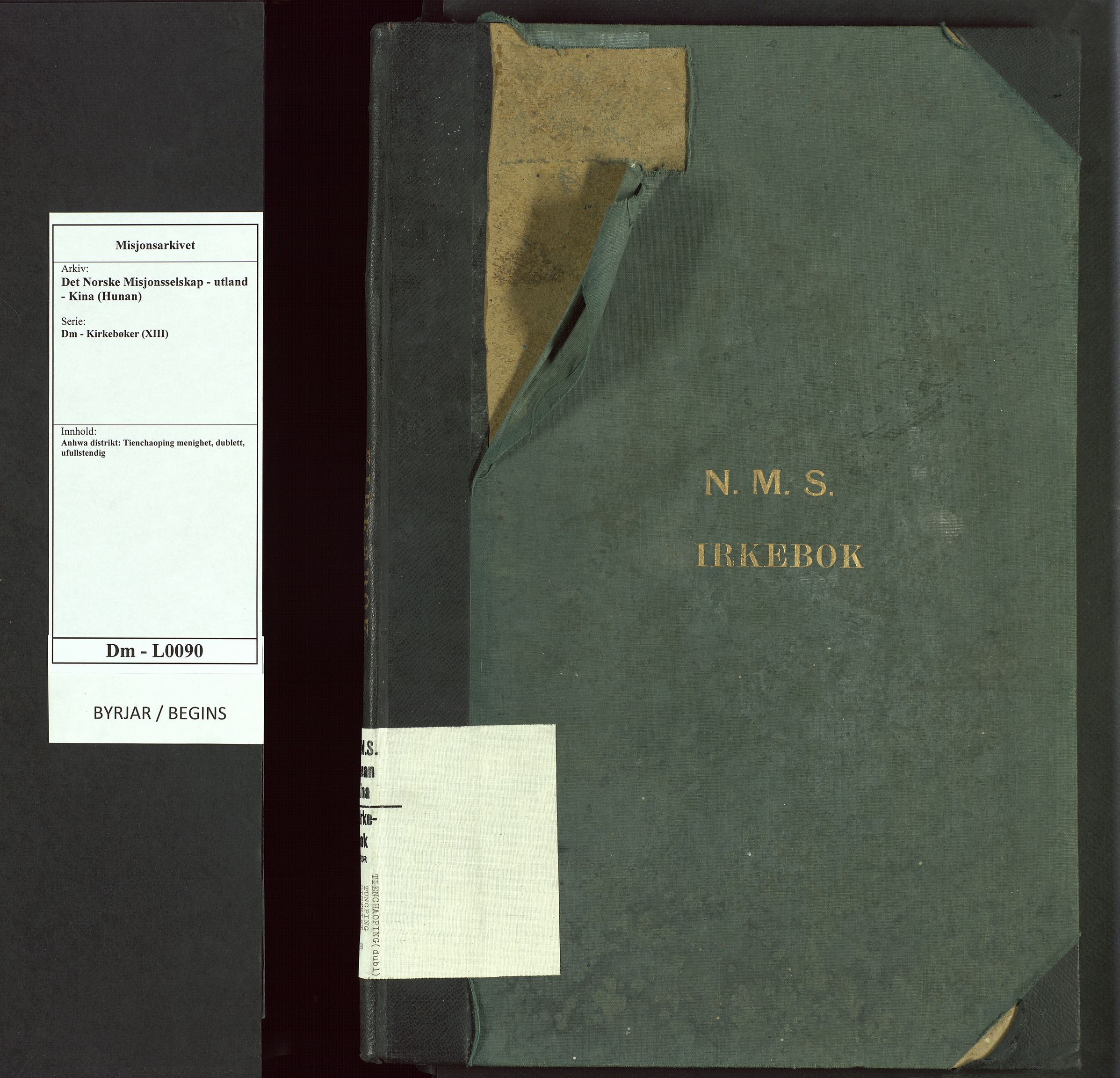 Det Norske Misjonsselskap - utland - Kina (Hunan), VID/MA-A-1065/Dm/L0090: Parish register (official) no. 128, 1924-1935