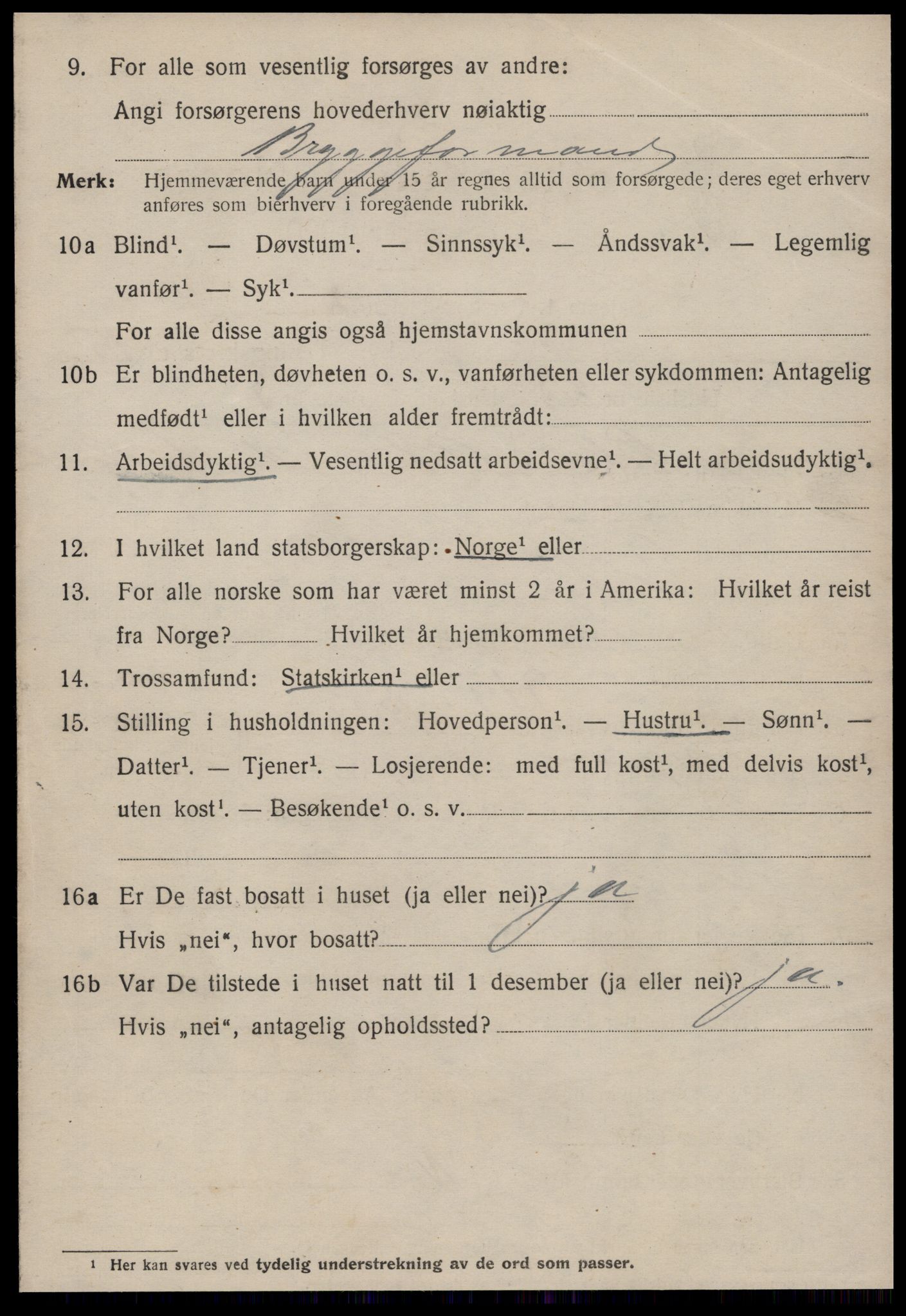 SAT, 1920 census for Ålesund, 1920, p. 30295