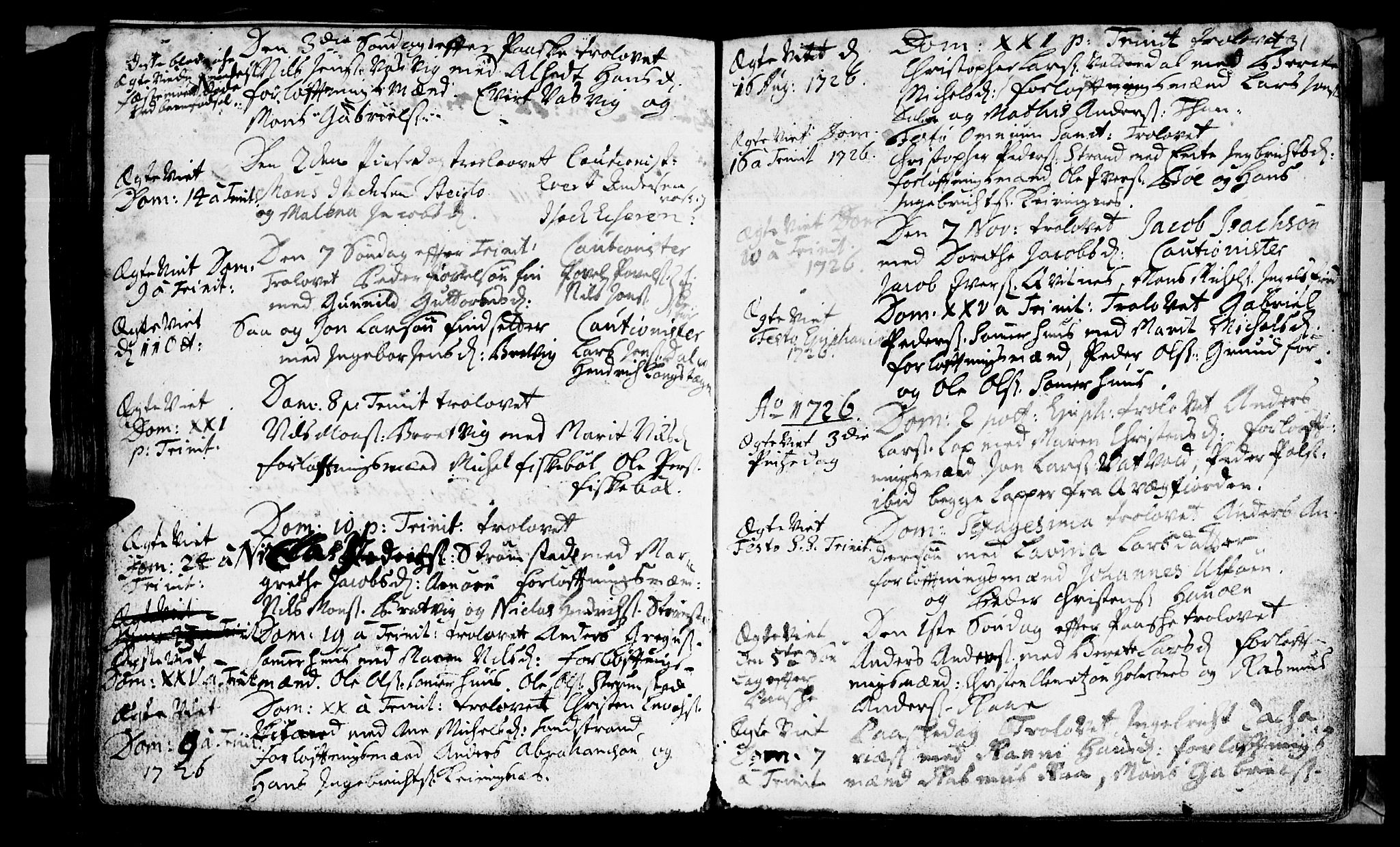 Ministerialprotokoller, klokkerbøker og fødselsregistre - Nordland, SAT/A-1459/888/L1231: Parish register (official) no. 888A01 /1, 1693-1738, p. 231