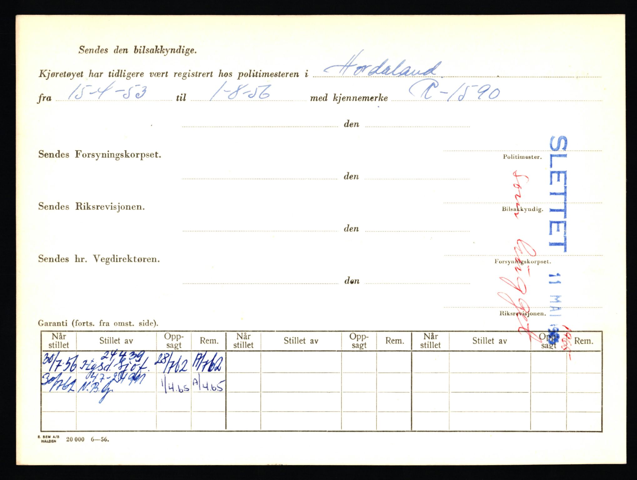 Stavanger trafikkstasjon, AV/SAST-A-101942/0/F/L0048: L-29100 - L-29899, 1930-1971, p. 2060