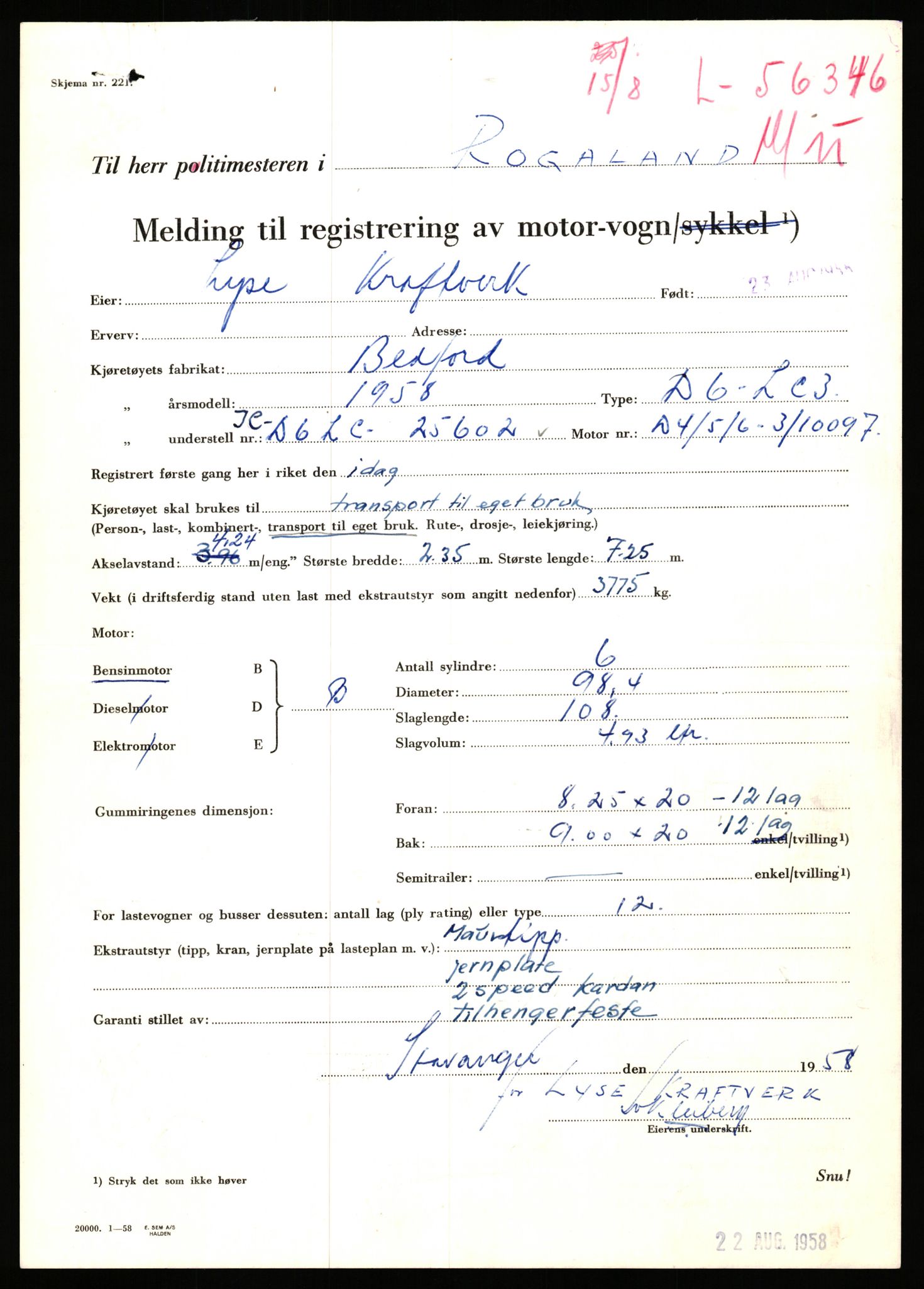 Stavanger trafikkstasjon, SAST/A-101942/0/F/L0055: L-55700 - L-56499, 1930-1971, p. 1573