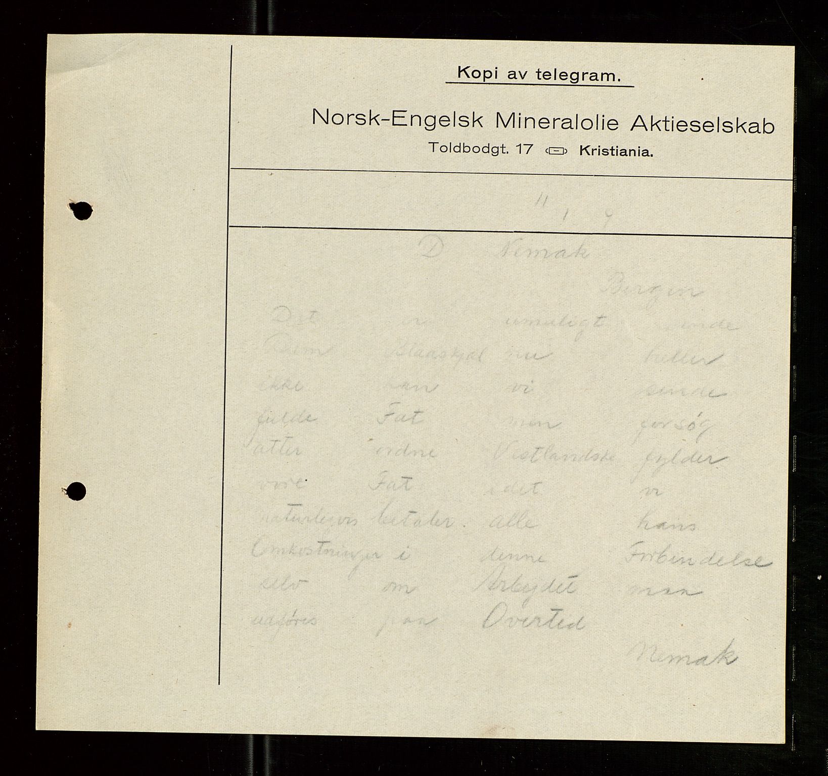 Pa 1521 - A/S Norske Shell, AV/SAST-A-101915/E/Ea/Eaa/L0007: Sjefskorrespondanse, 1919, p. 622