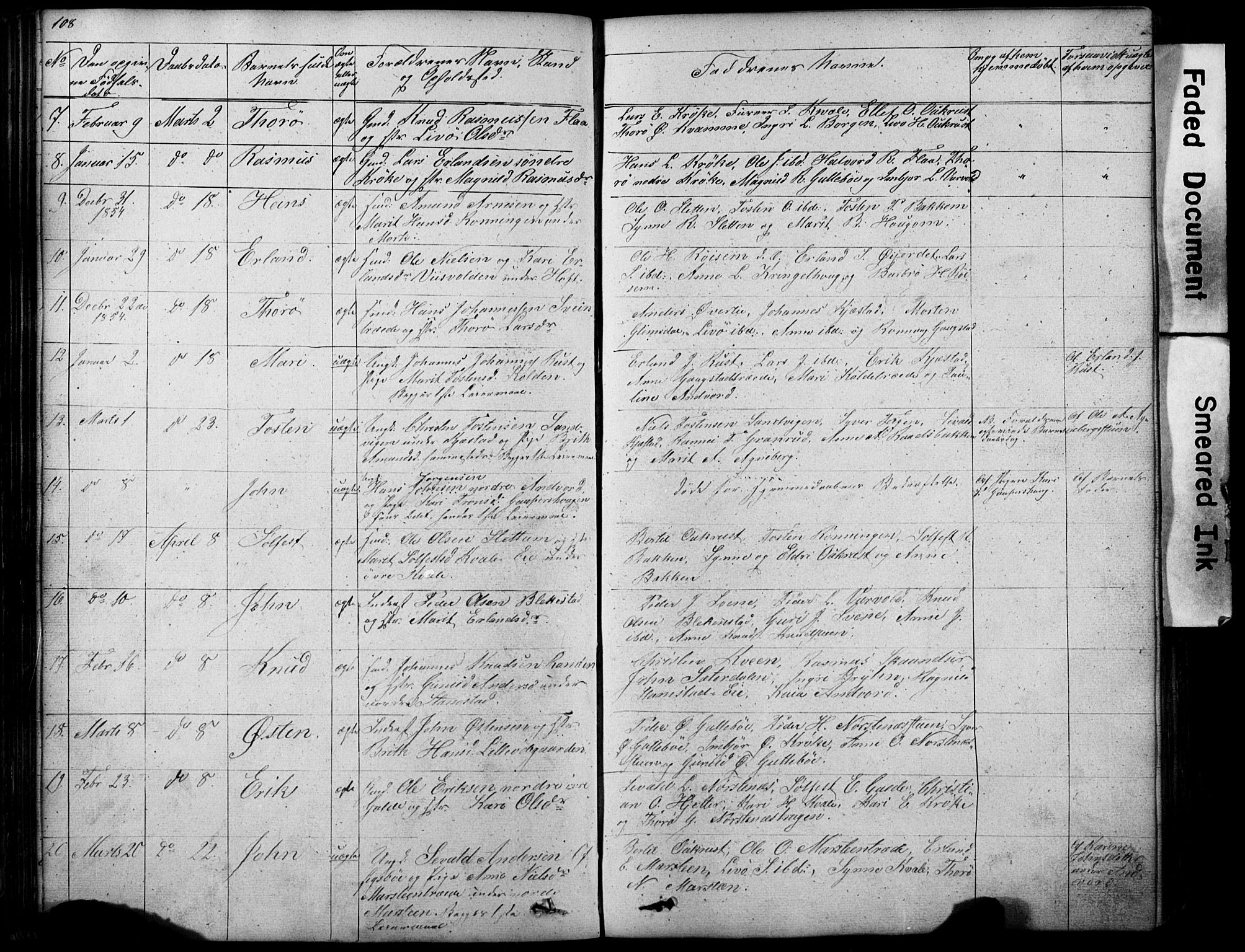 Lom prestekontor, AV/SAH-PREST-070/L/L0012: Parish register (copy) no. 12, 1845-1873, p. 108-109