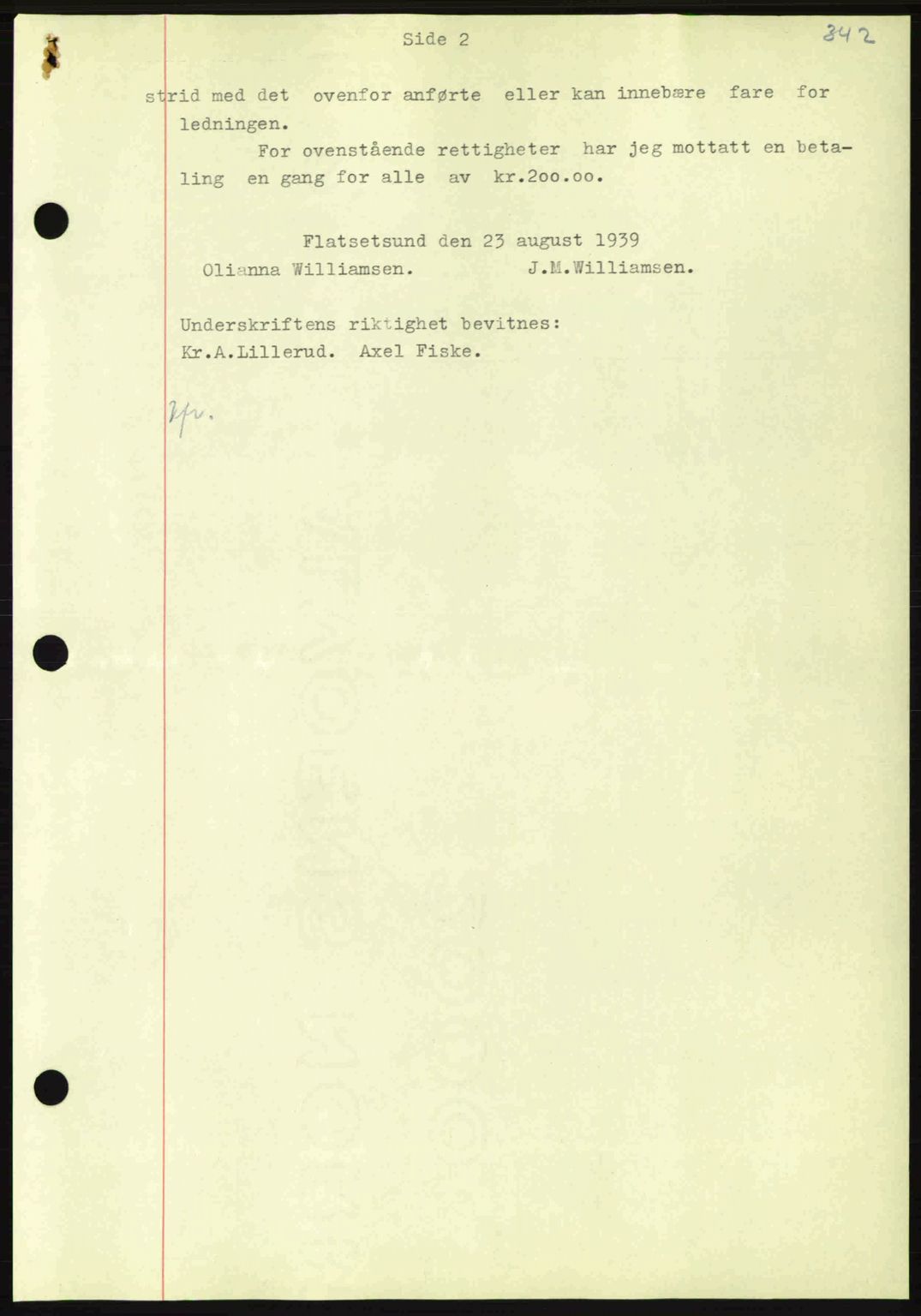 Nordmøre sorenskriveri, AV/SAT-A-4132/1/2/2Ca: Mortgage book no. B87, 1940-1941, Diary no: : 1567/1940