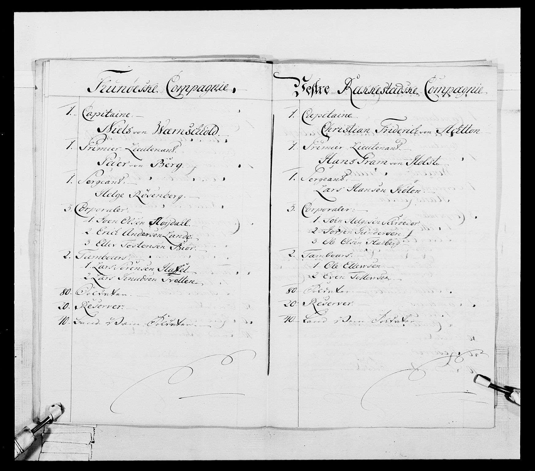 Generalitets- og kommissariatskollegiet, Det kongelige norske kommissariatskollegium, AV/RA-EA-5420/E/Eh/L0051: 1. Smålenske nasjonale infanteriregiment, 1759-1773, p. 83